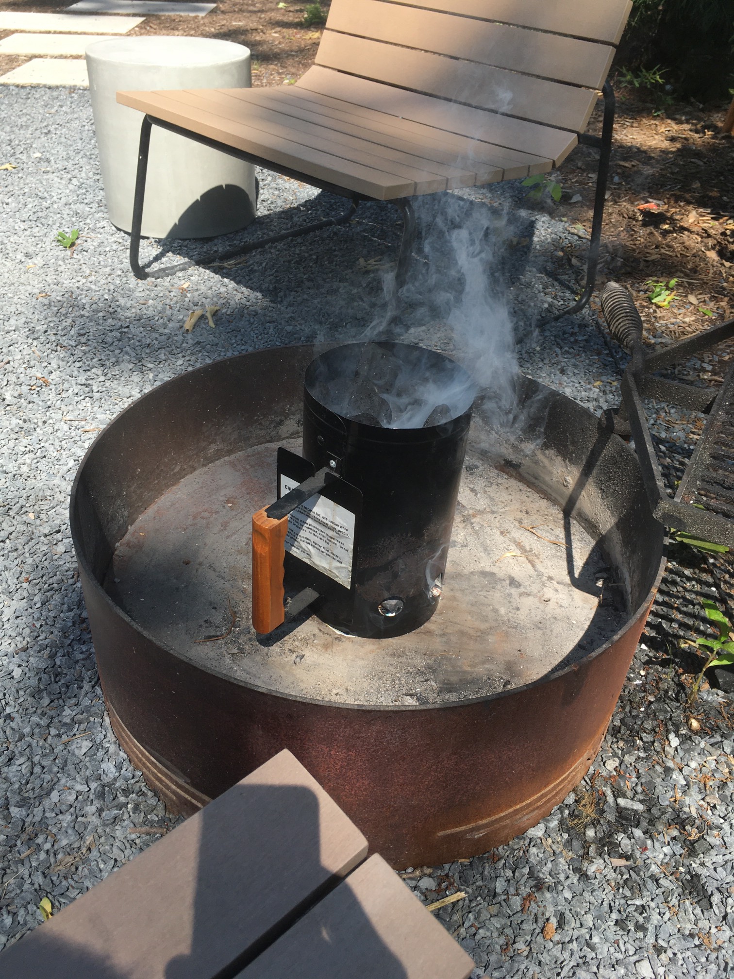I guess I wish I still had a charcoal grill.