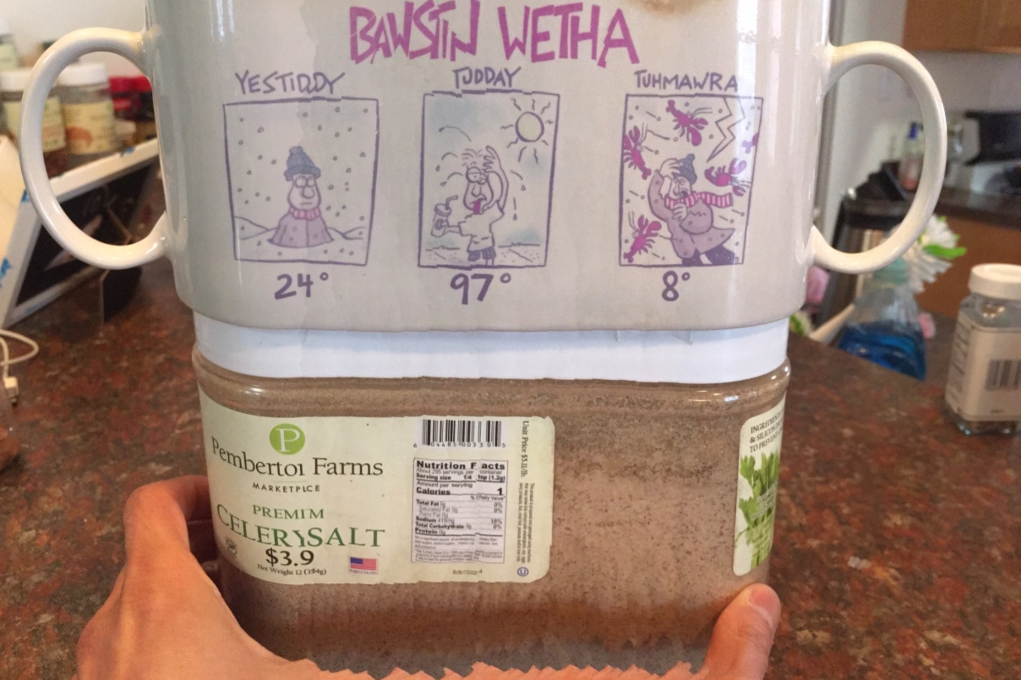A panorama of our contemporaneously appropriate mug