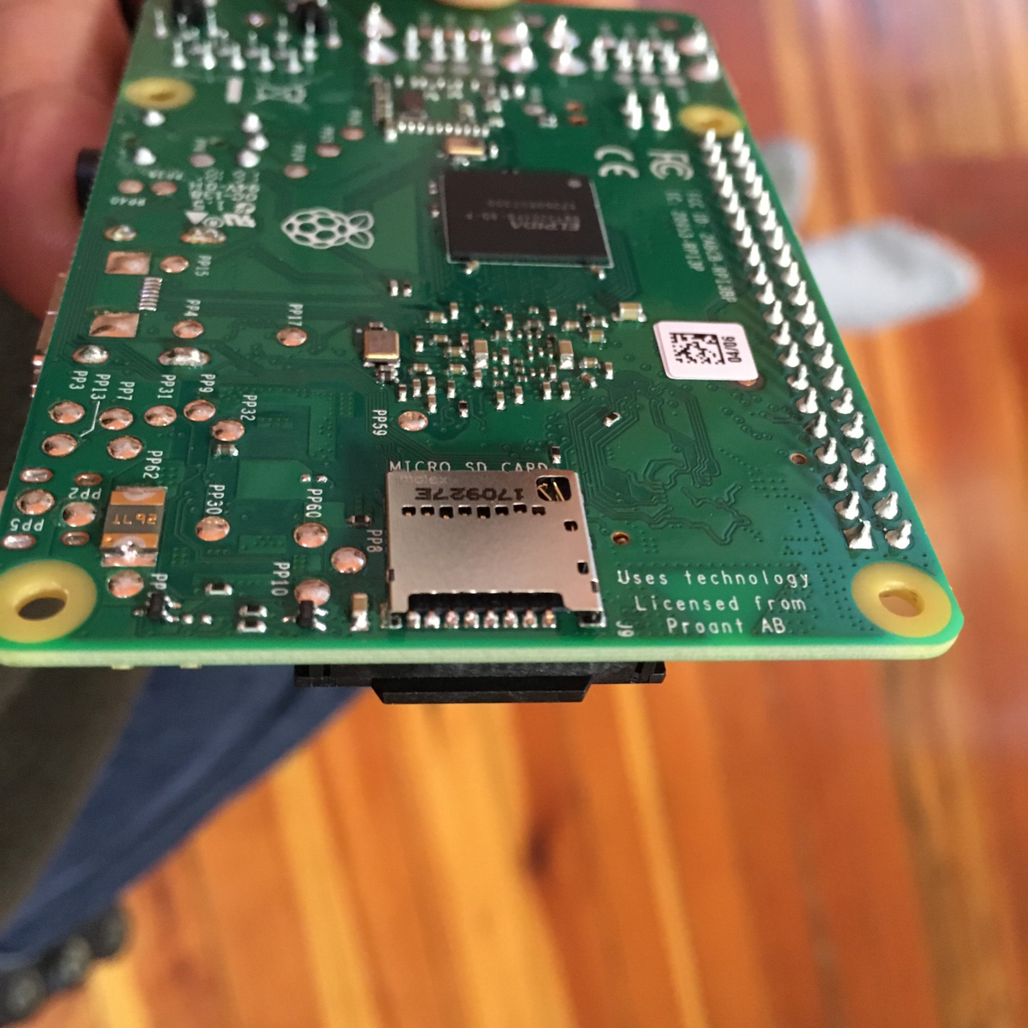 Took me 15 minutes to verify that I do indeed have a Micro SD slot on my Raspberry Pi. I spent a lot