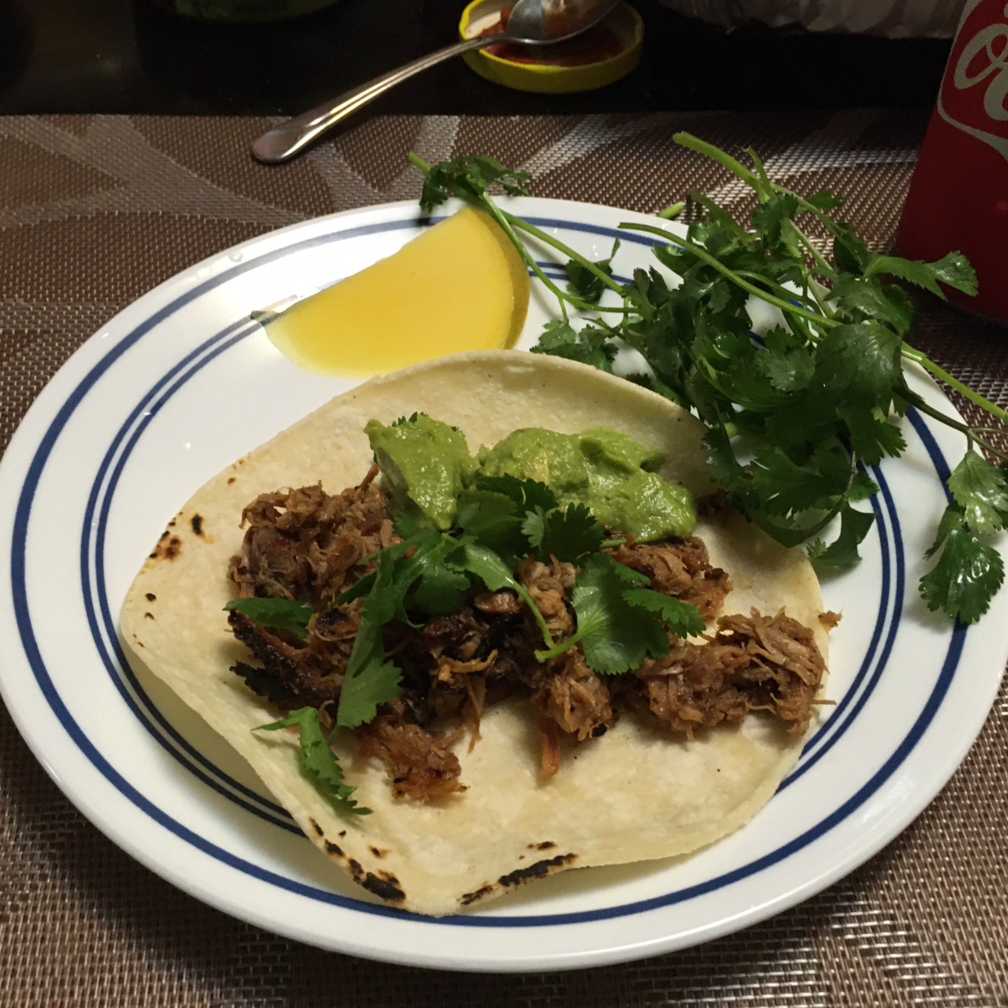 I ate six tacos and will continue to eat tacos tomorrow.