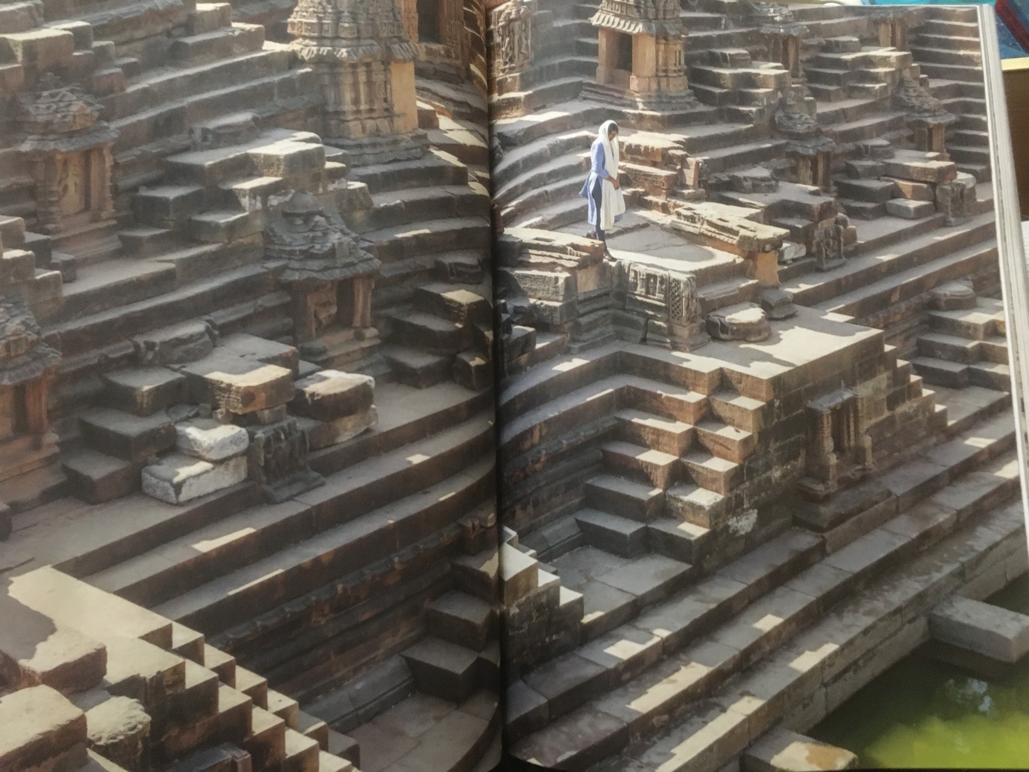 There are lot of steps in Surya Kund.