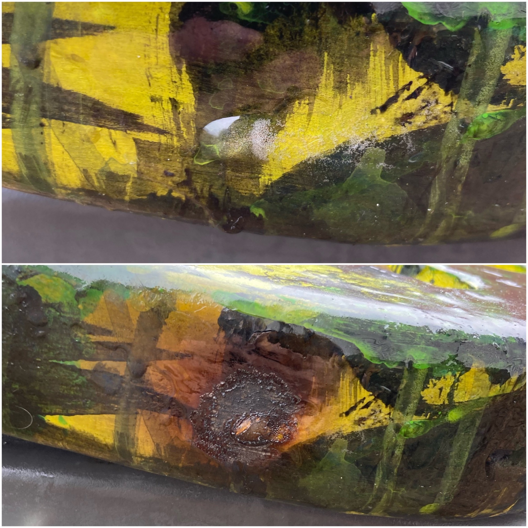 Today in Things Other People Don’t Have to Try to Believe: A torch can only remove bubbles in epoxy 
