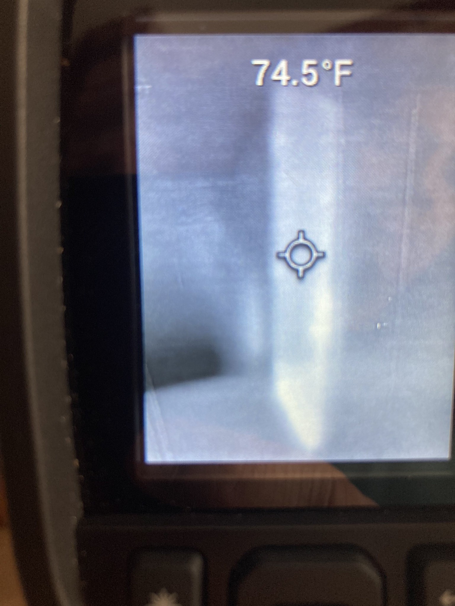Image of glowing door in device
