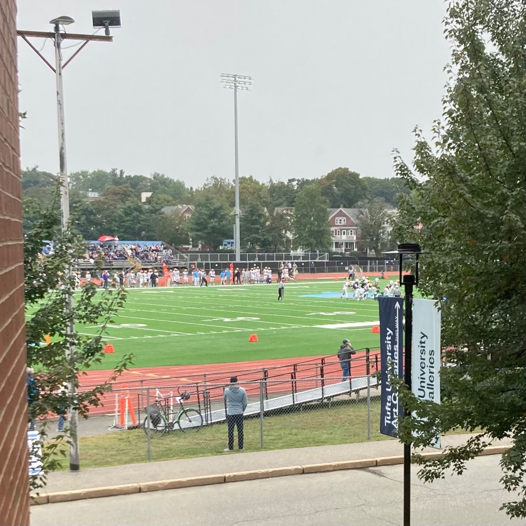 You can see FOOTBALL from the music center. This has got to be someone’s dream lifehack. Attn: Jumbo