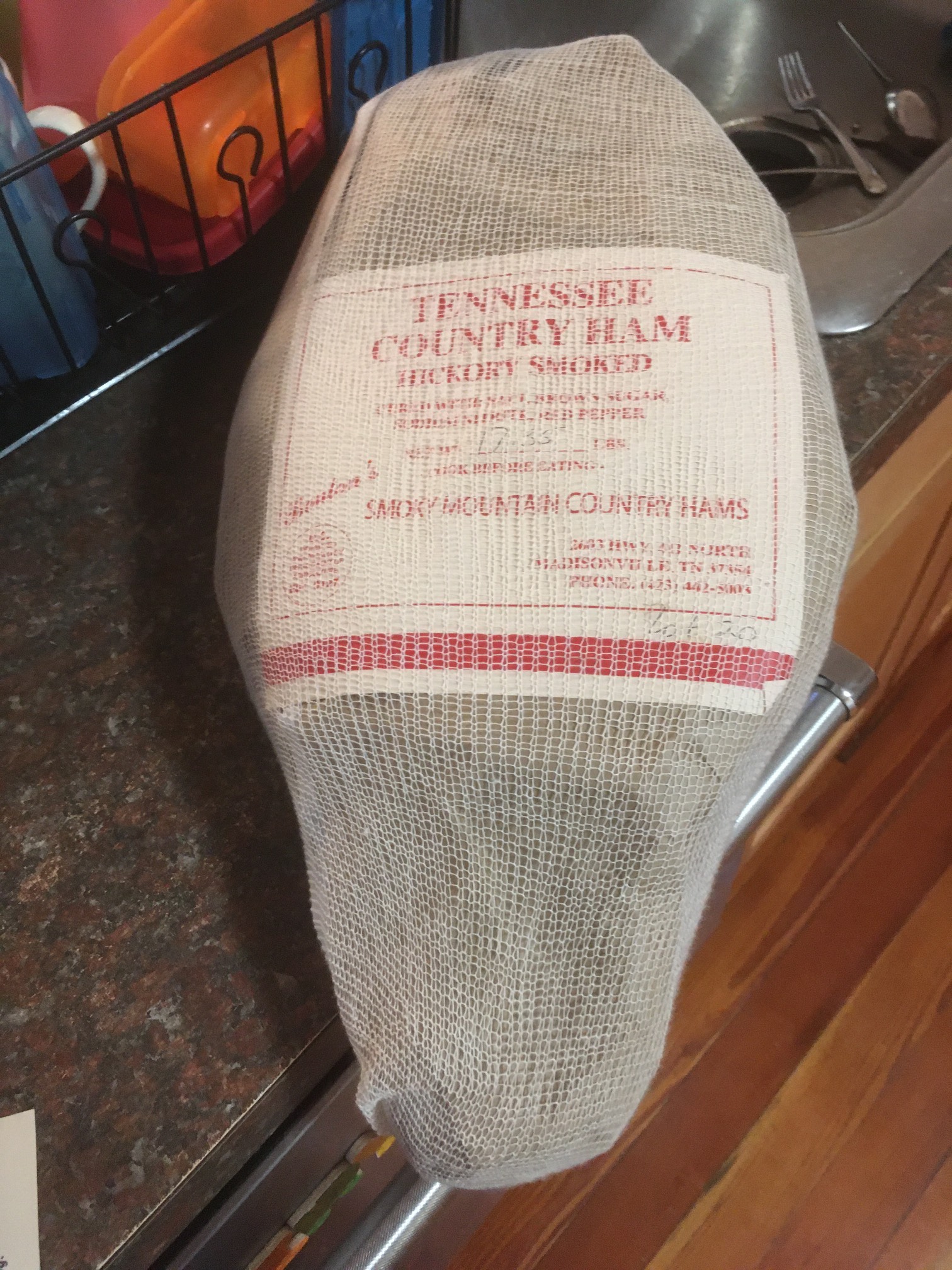 I received a lot of ham. This is like one of those D&D situations in which you receive a massive tre