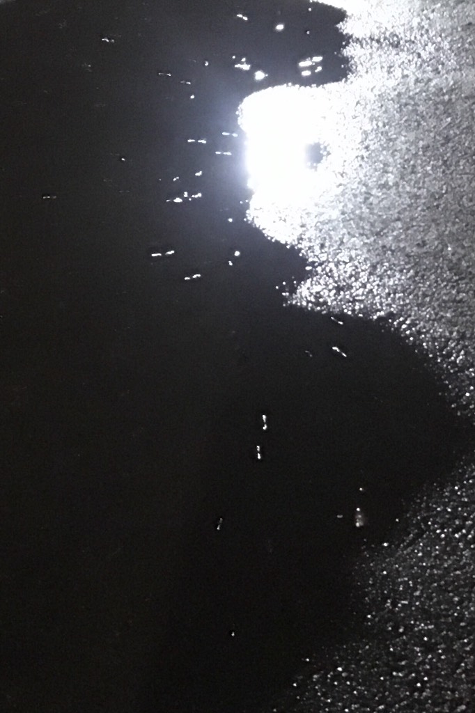 Night puddle