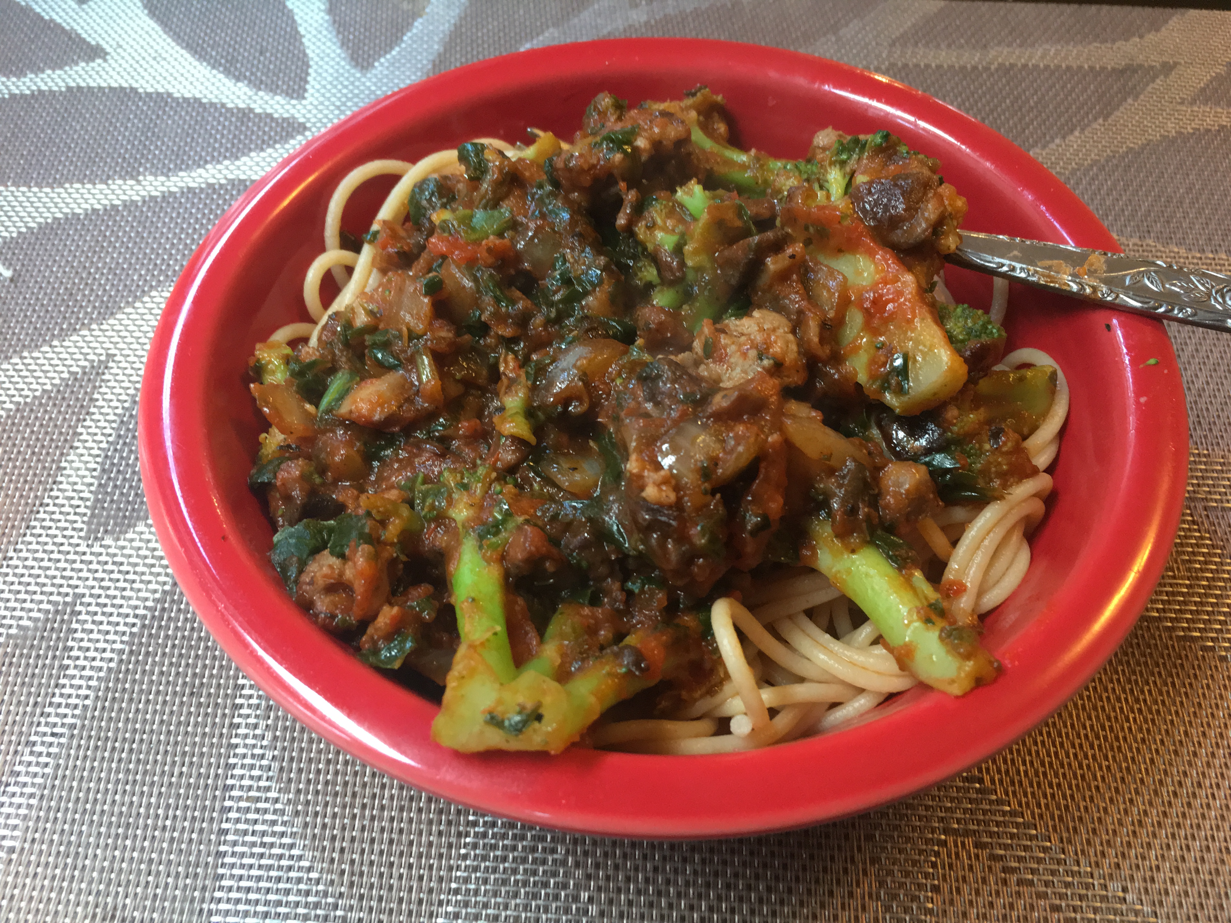 Spaghetti:<br><br>- Can be made predictably by us<br>- Feels ritualistic to make<br>- Is always acce