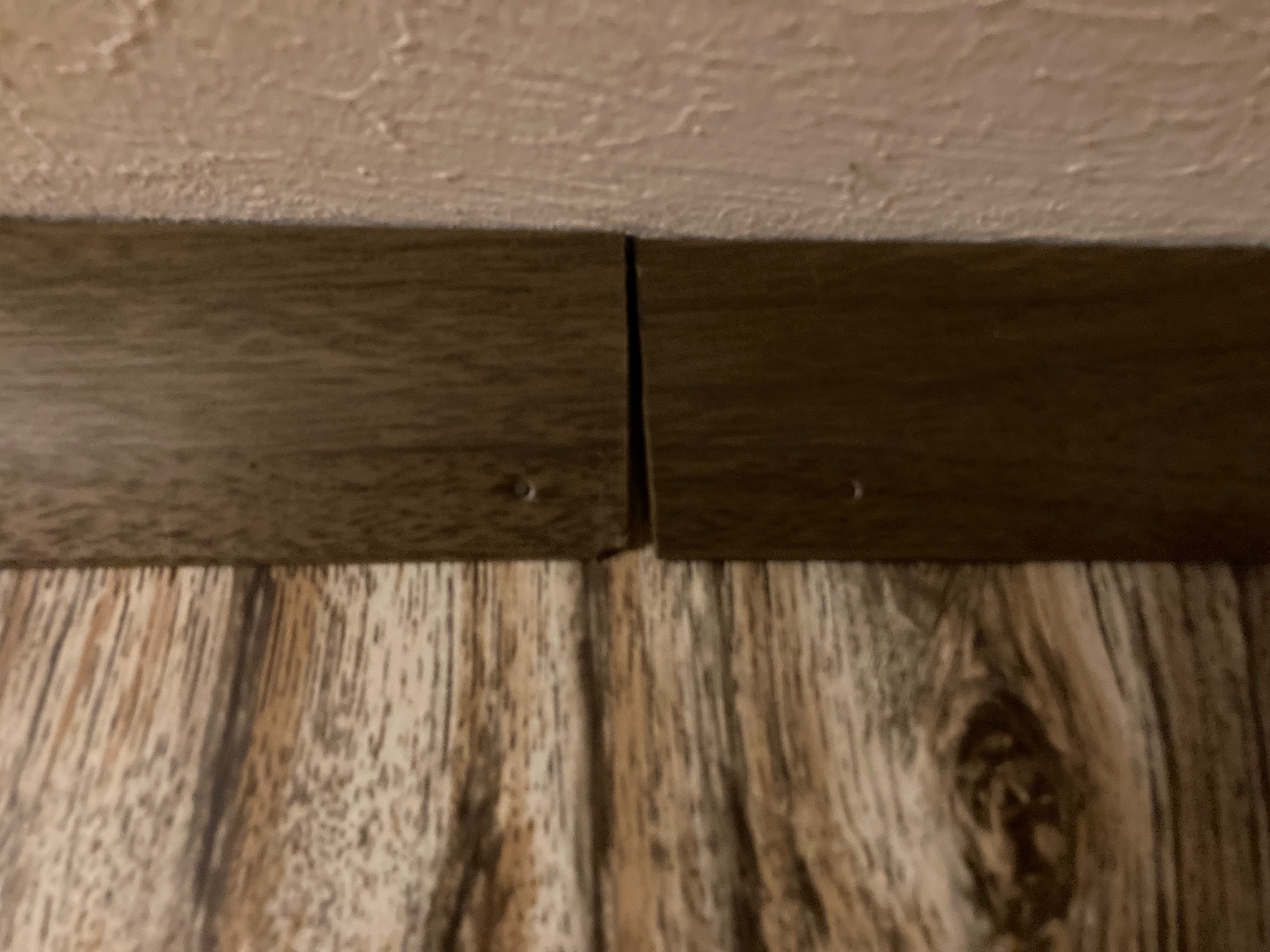 This molding wonkiness is the least of the problems with this house, but it is emblematic.
