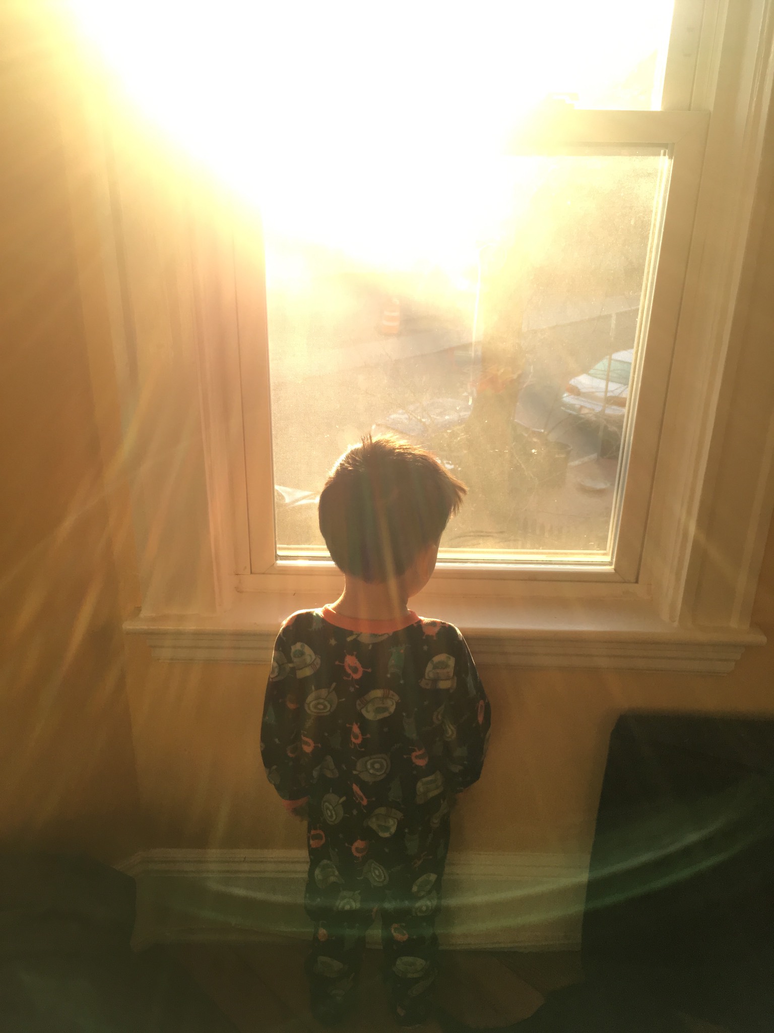 *Da sun ontensifie* (Leaving the typo)