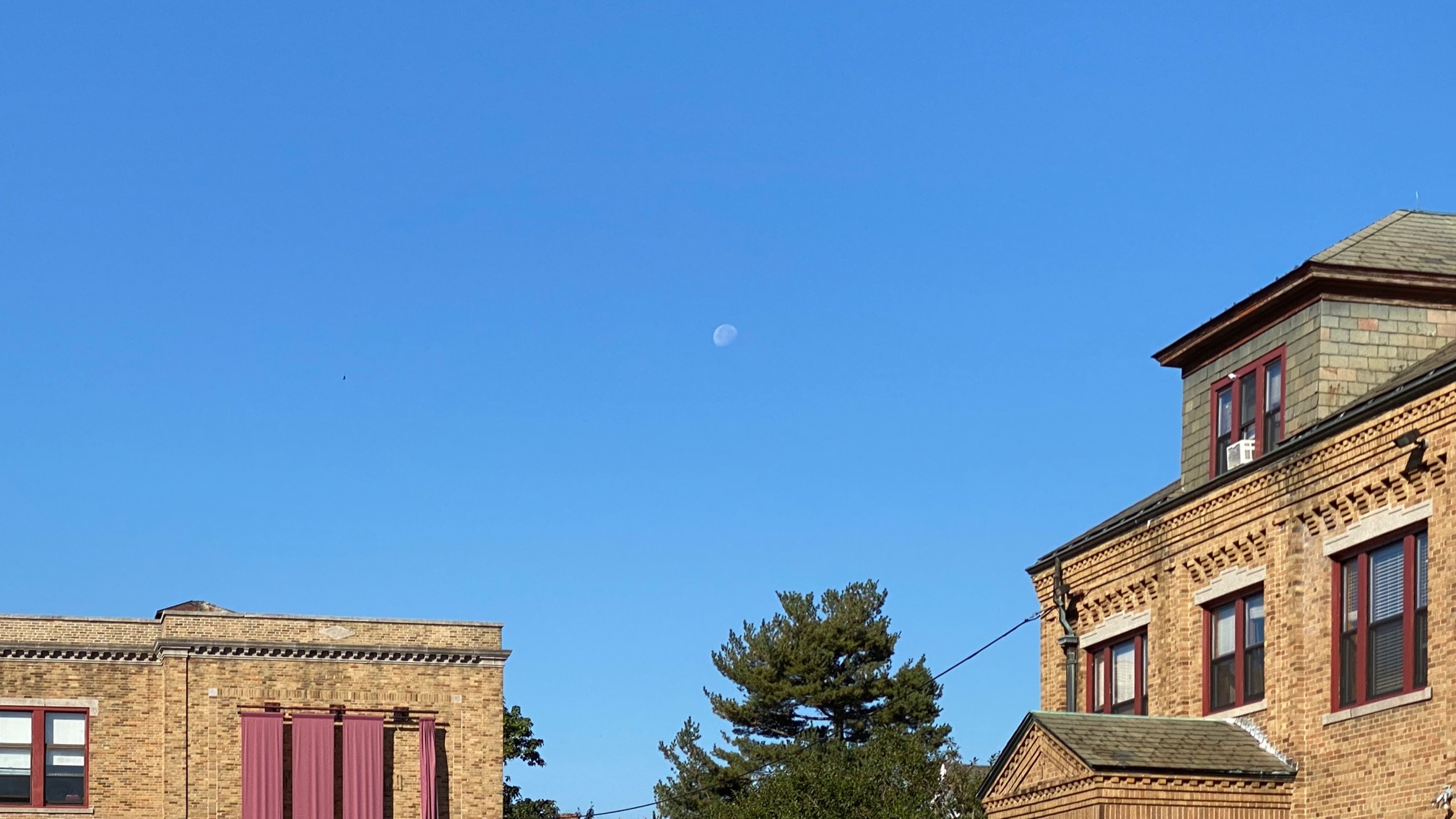 Real nice day moon.
