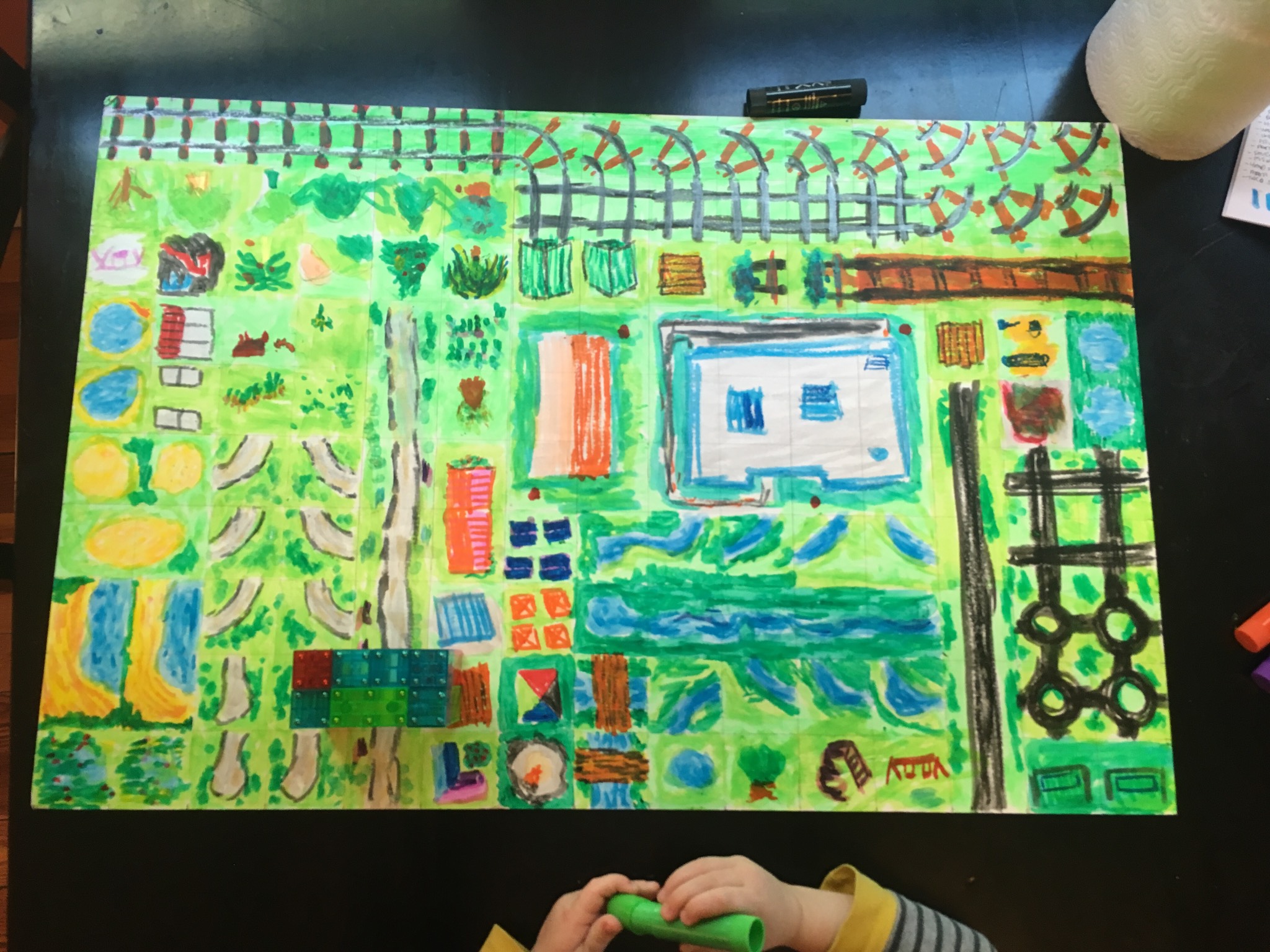 The tile sheet, before cutting