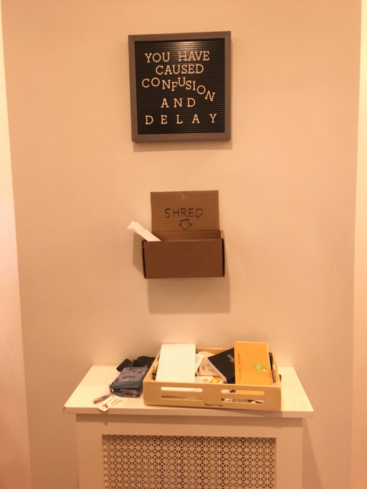 An attempt at improving our mail handling situation.