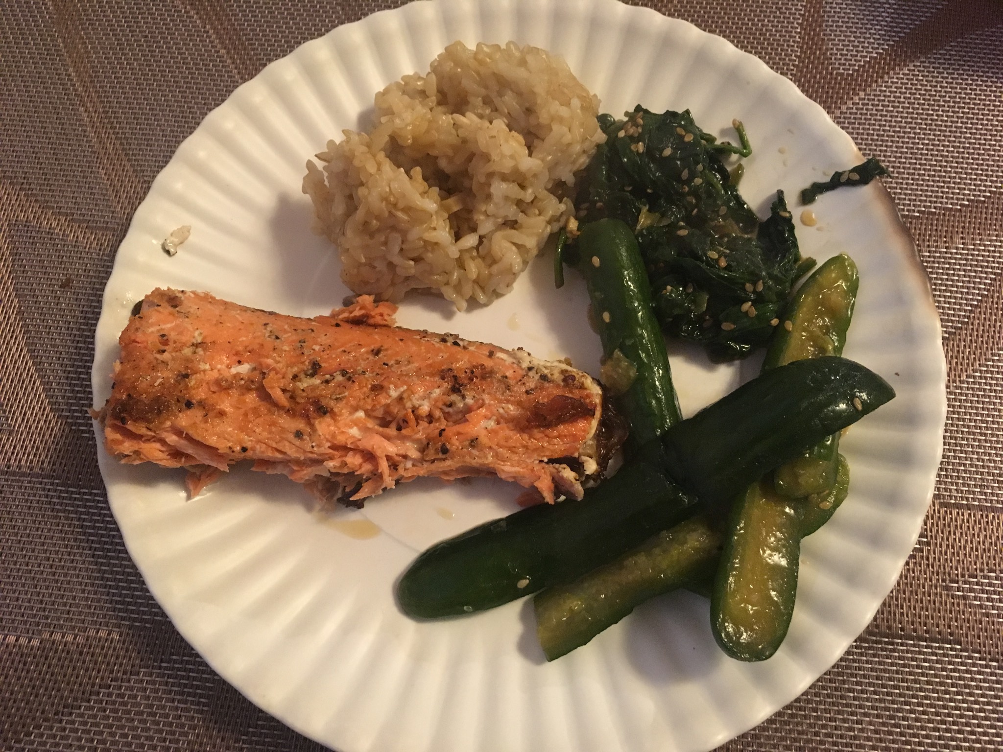 It feels powerful to have side dishes at the ready.