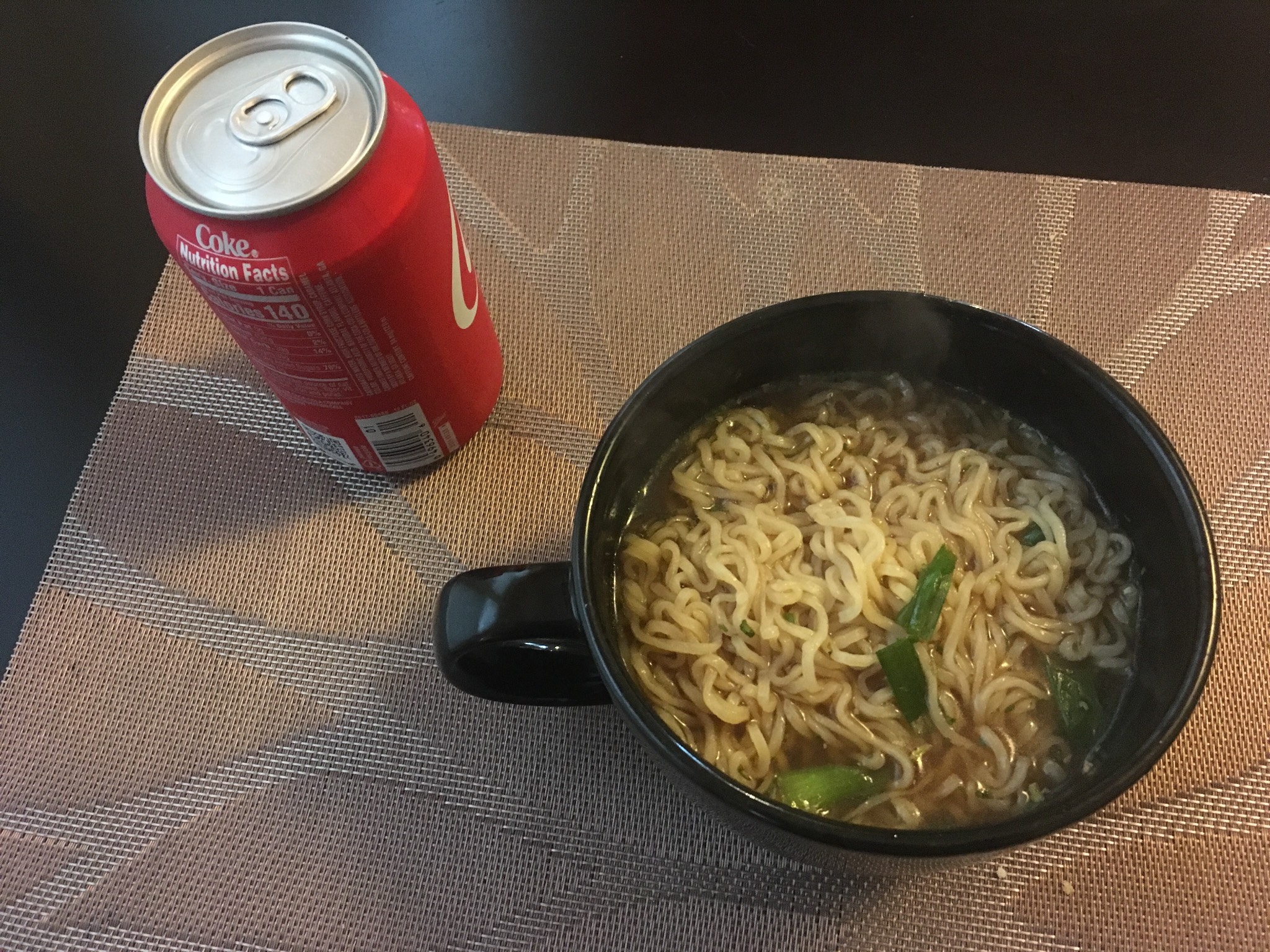 A humble home lunch. It was satisfying.