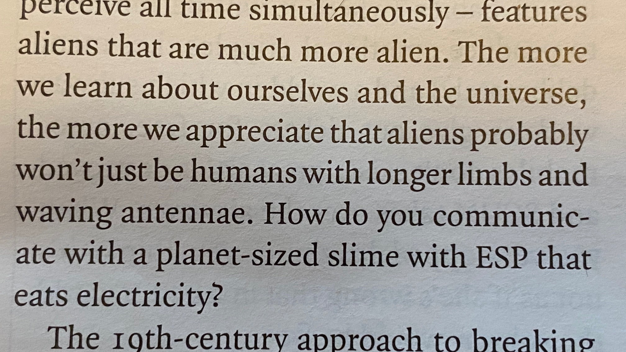 Some solid D&D ideas in here.The more we learn about ourselves and the universe,