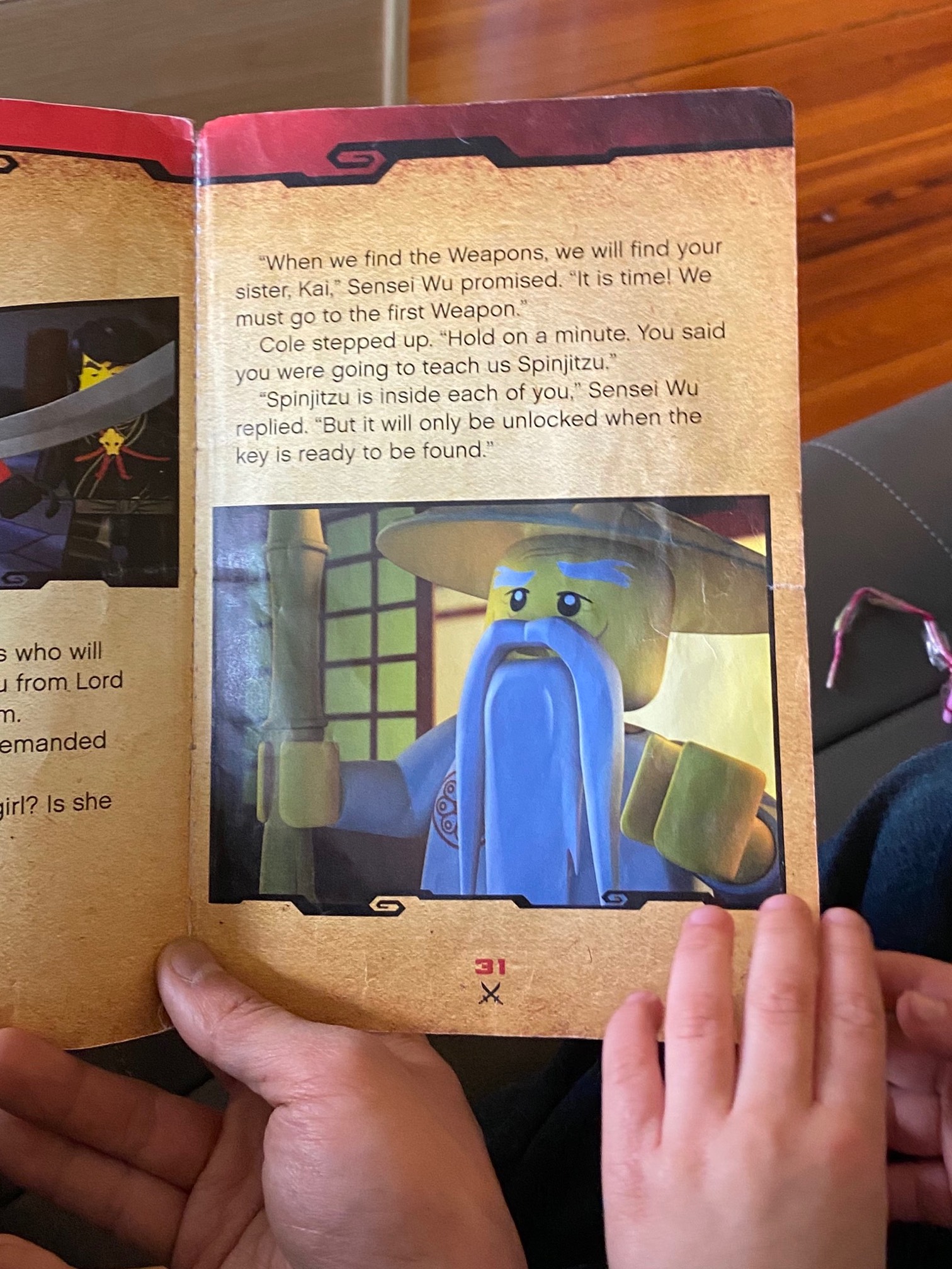 You read books that your kid picks out because you want him to be excited about reading, but as you 