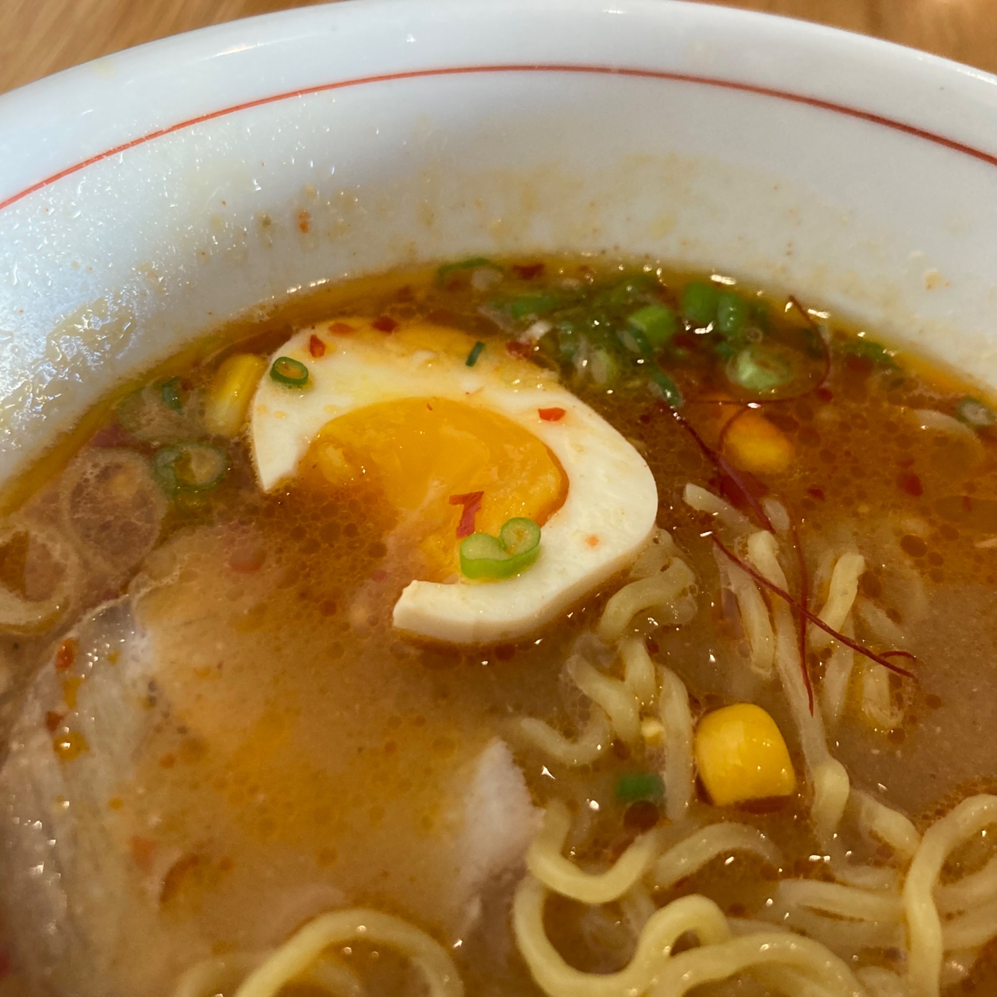 Egg in ramen
