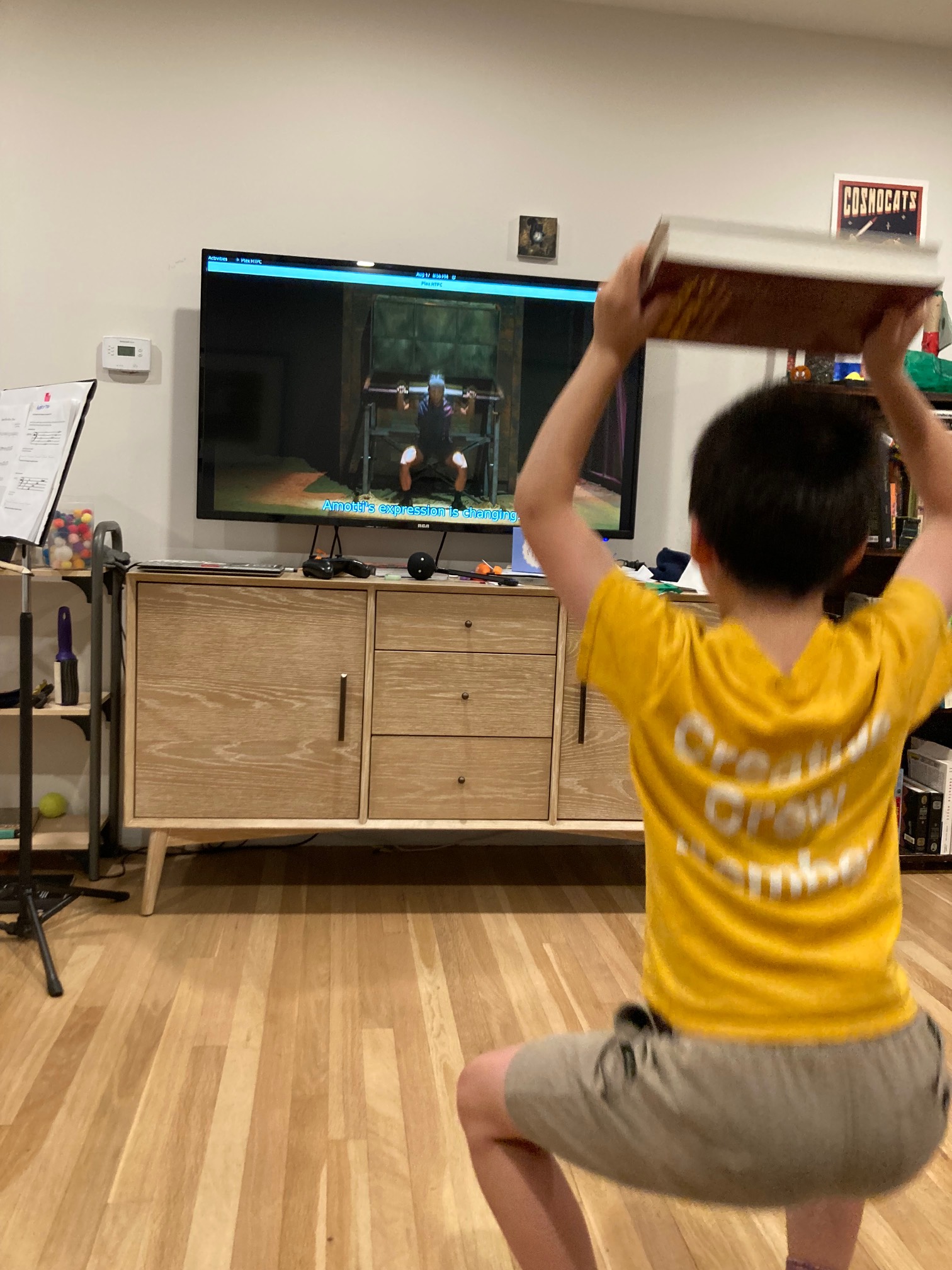 Physical: 100 infinite squats 