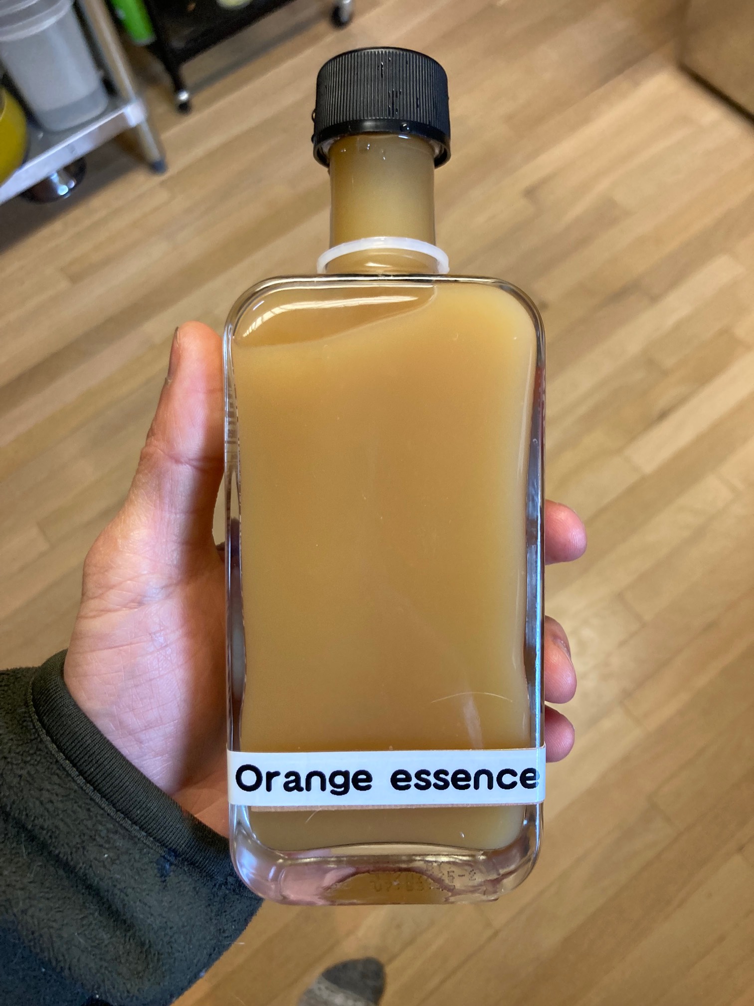 Well, this isn’t tasty, but it does have orange nature. It may come in handy someday.