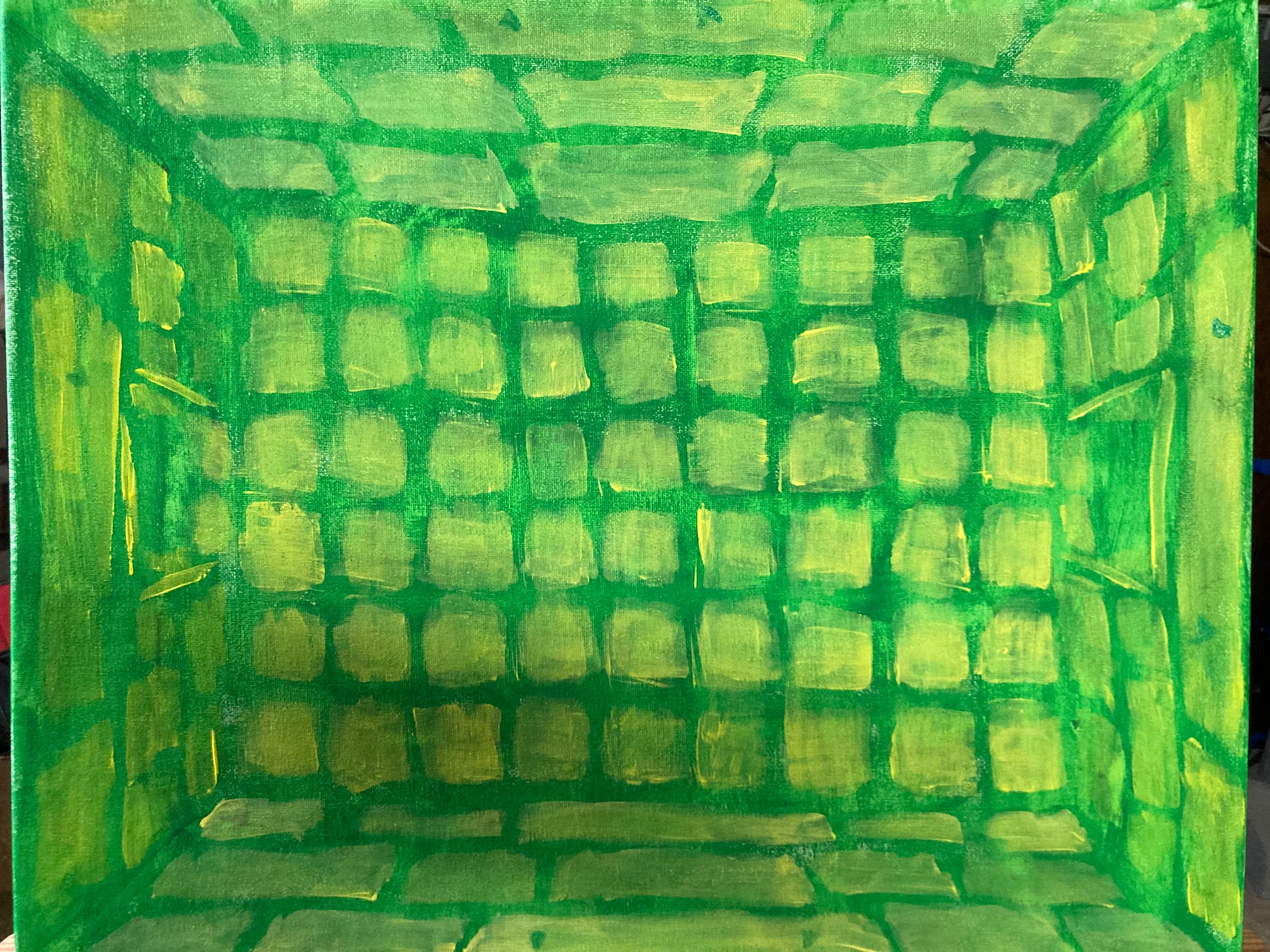 Painted a little more today. Ironically, I mostly painted on my crappy workbench because the guy was