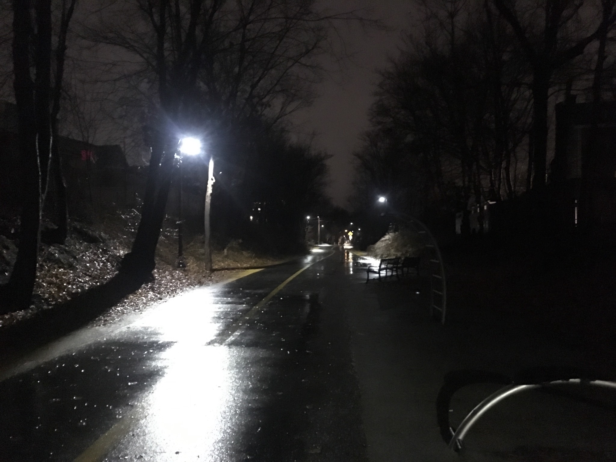 Ah, the midnight darkness of 5 PM.<br><br>8-6-4-3-3-3. Really needed to work out today; it has been 