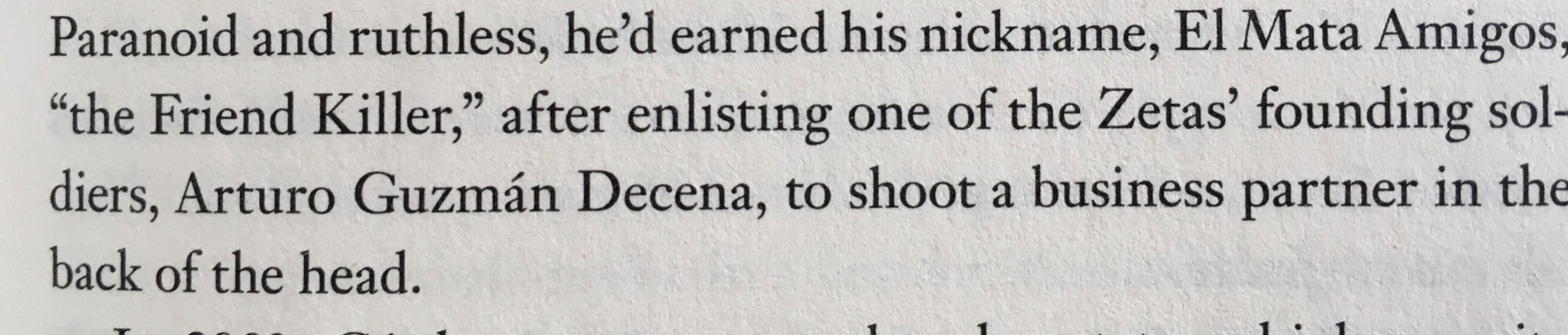 I literally said “Oh no!” after reading this nickname.Paranoid and ruthless, he’d ea