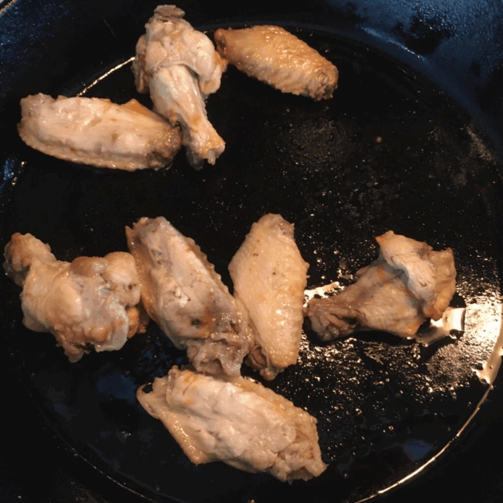 I thawed a batch of wings I deep fried 
