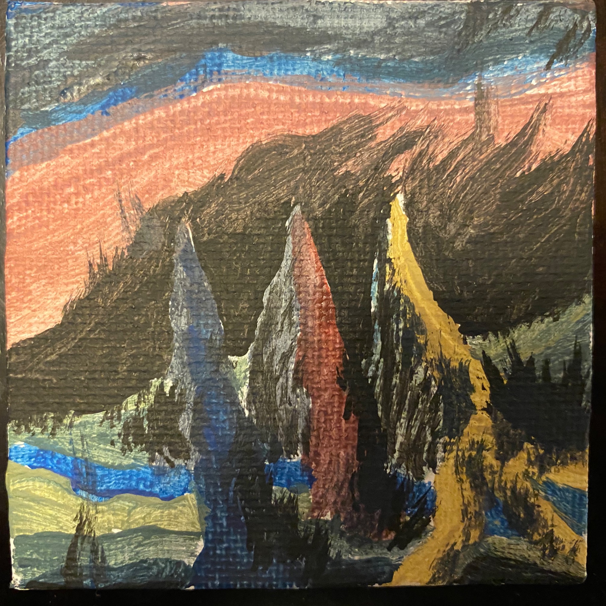 Today’s bonus painting: A tiny apocalypse. I think it’d work on the cover of one those off-brand Cho
