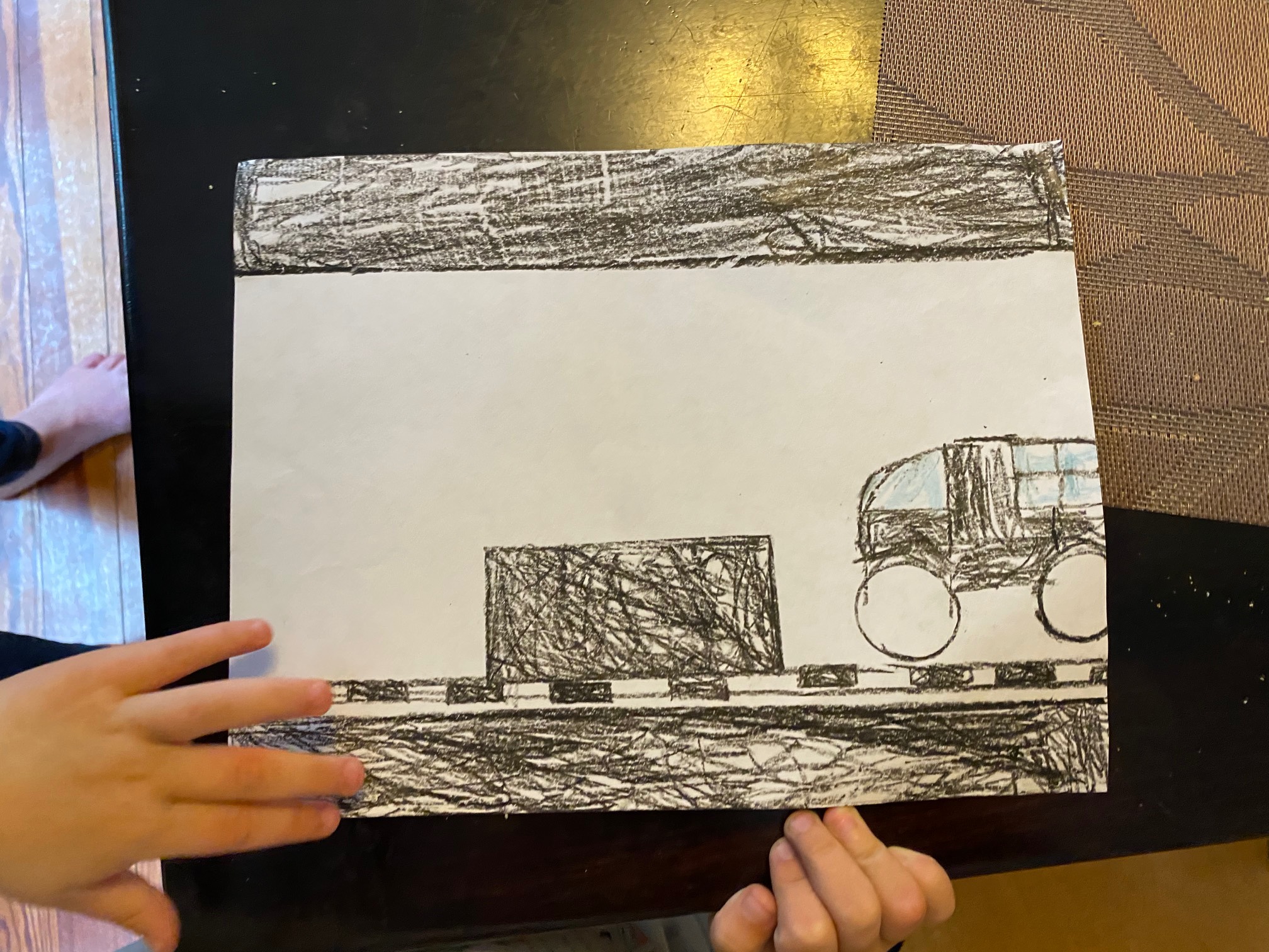 Making composite shapes with simple stencils is an incredibly powerful  tool for kids.