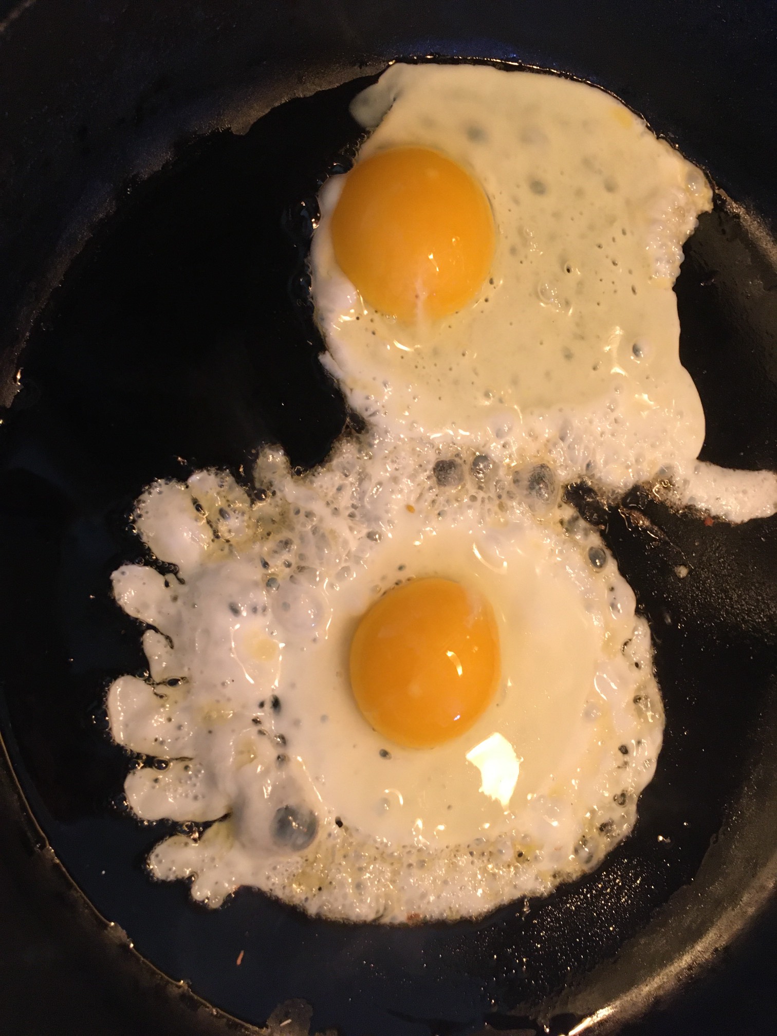 I don’t know how these egg fingers came about.