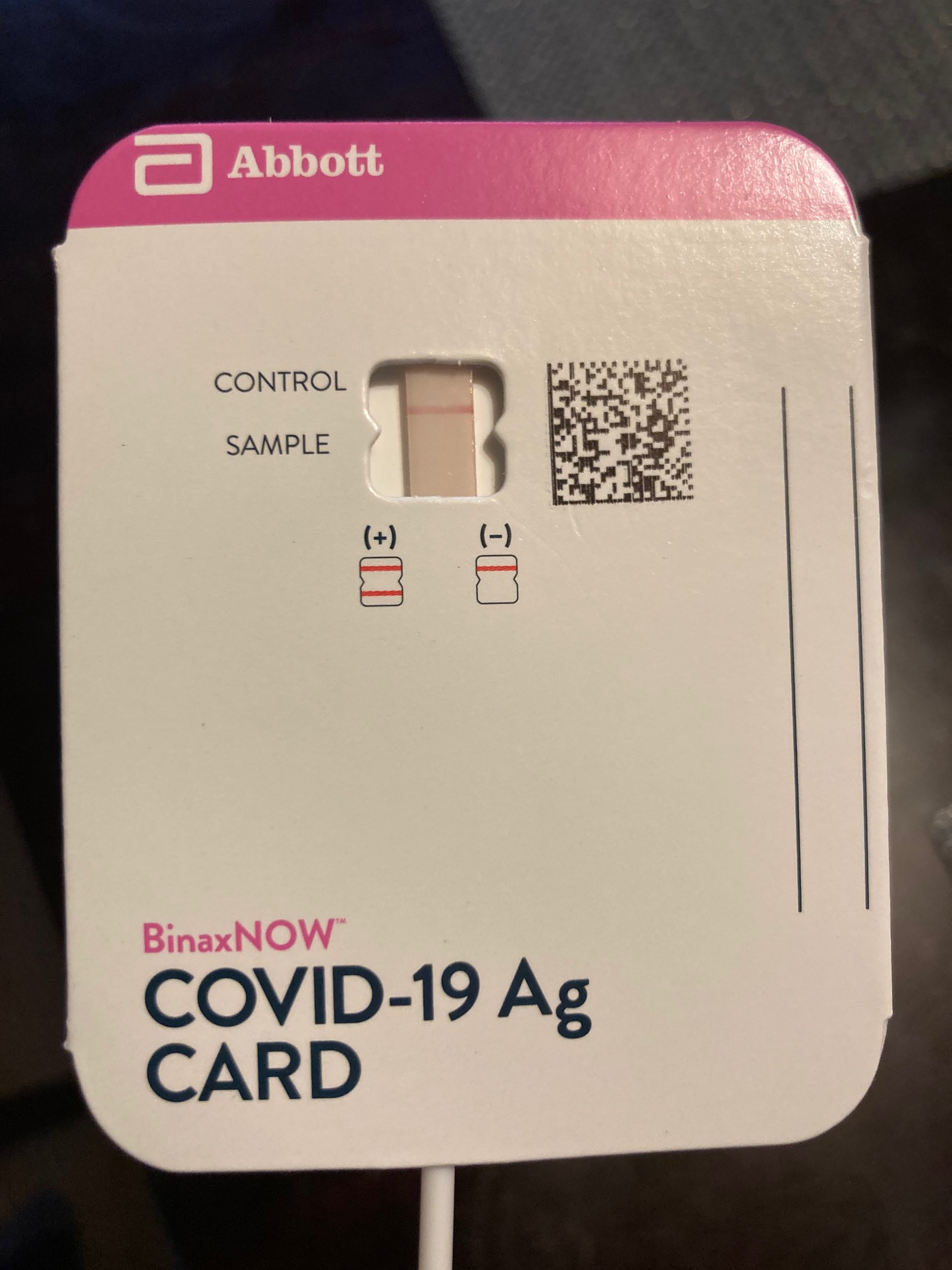 Antigen-free at last.