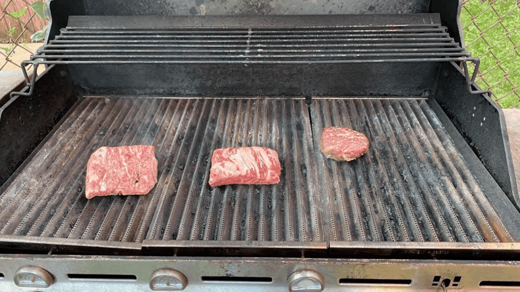 My mother-in-law sent us these amazing steaks! I think it was a matter of pure niceness, rather than