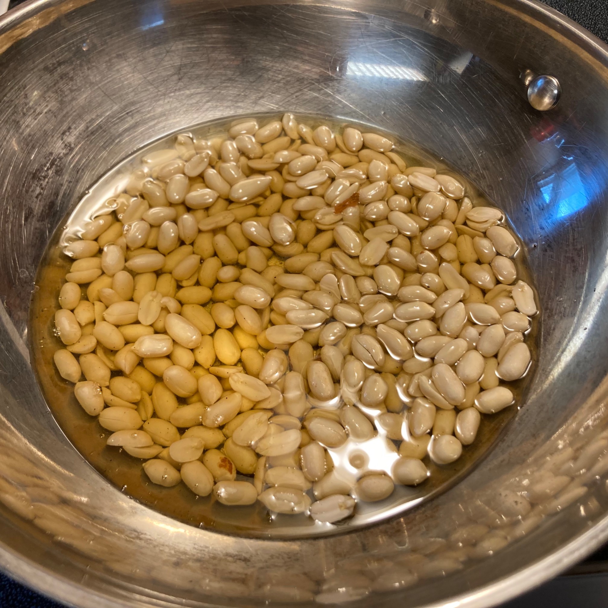 And now I’m frying peanuts.