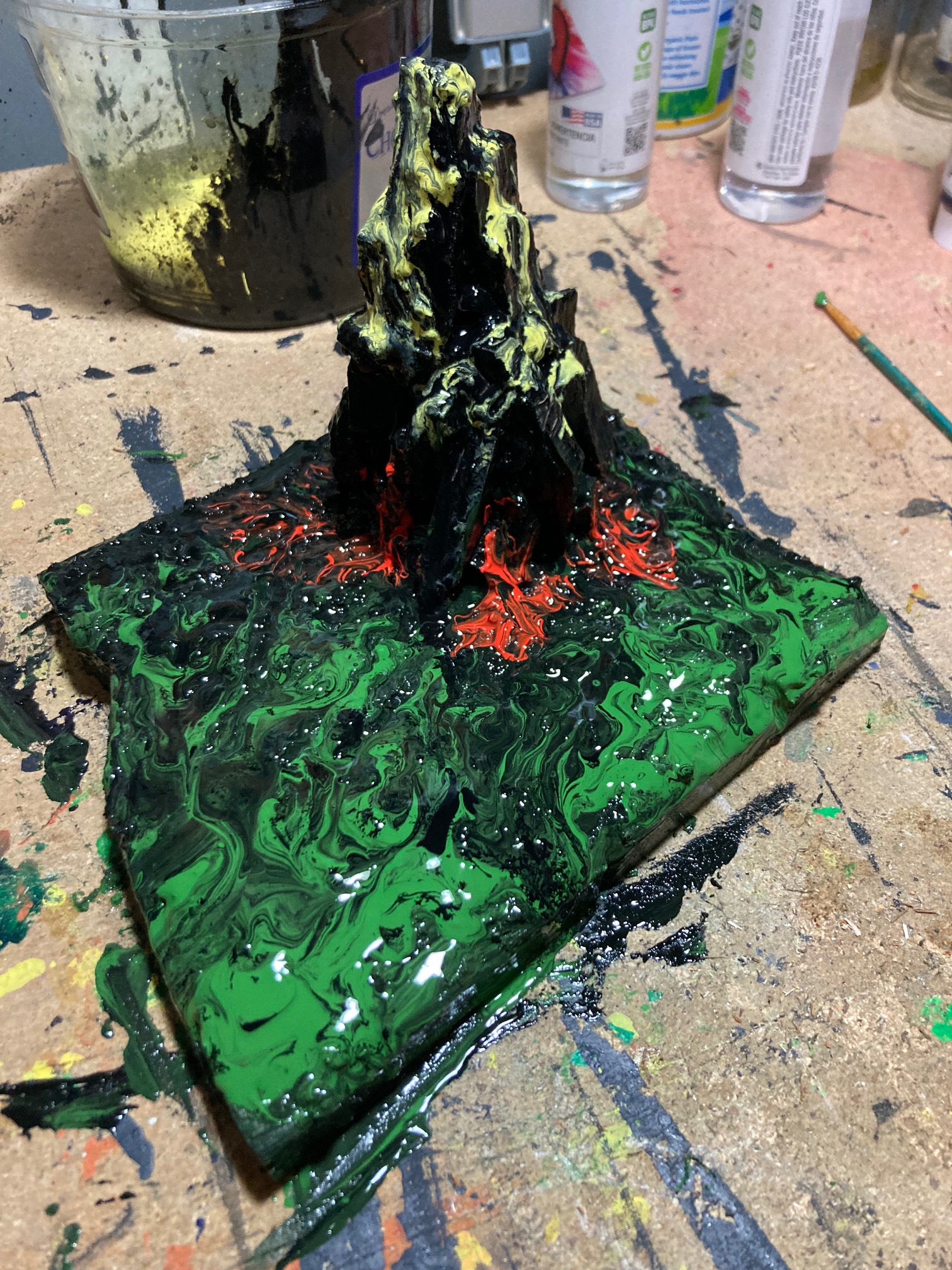 This is like 60% not how I thought things would go, but fortunately, paint can be painted over.