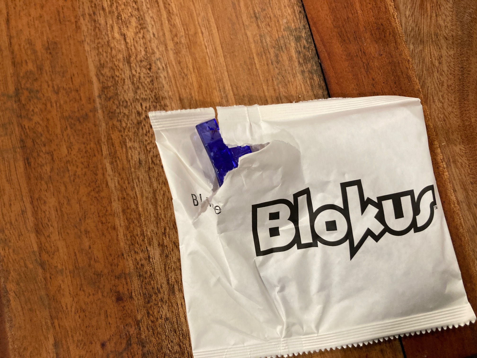 Packet of Blokus pieces