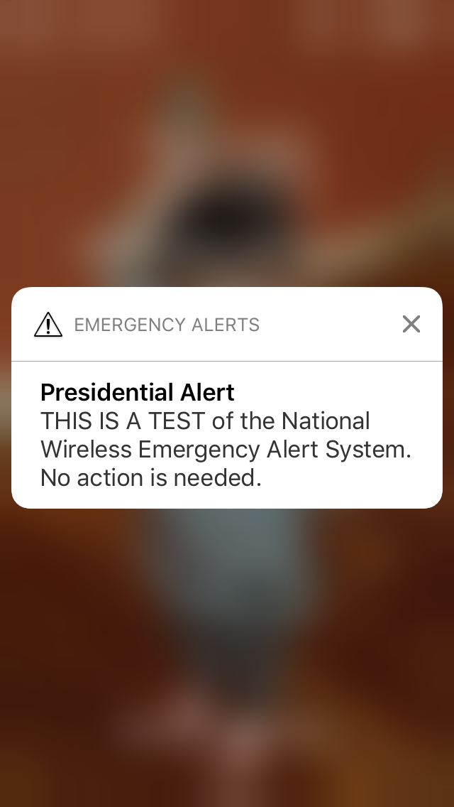 I assume Trump found and mashed a button and will do it again.
