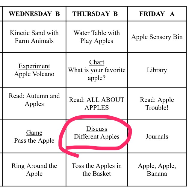 I am tempted to leave work to sit in on this discussion at preschool.