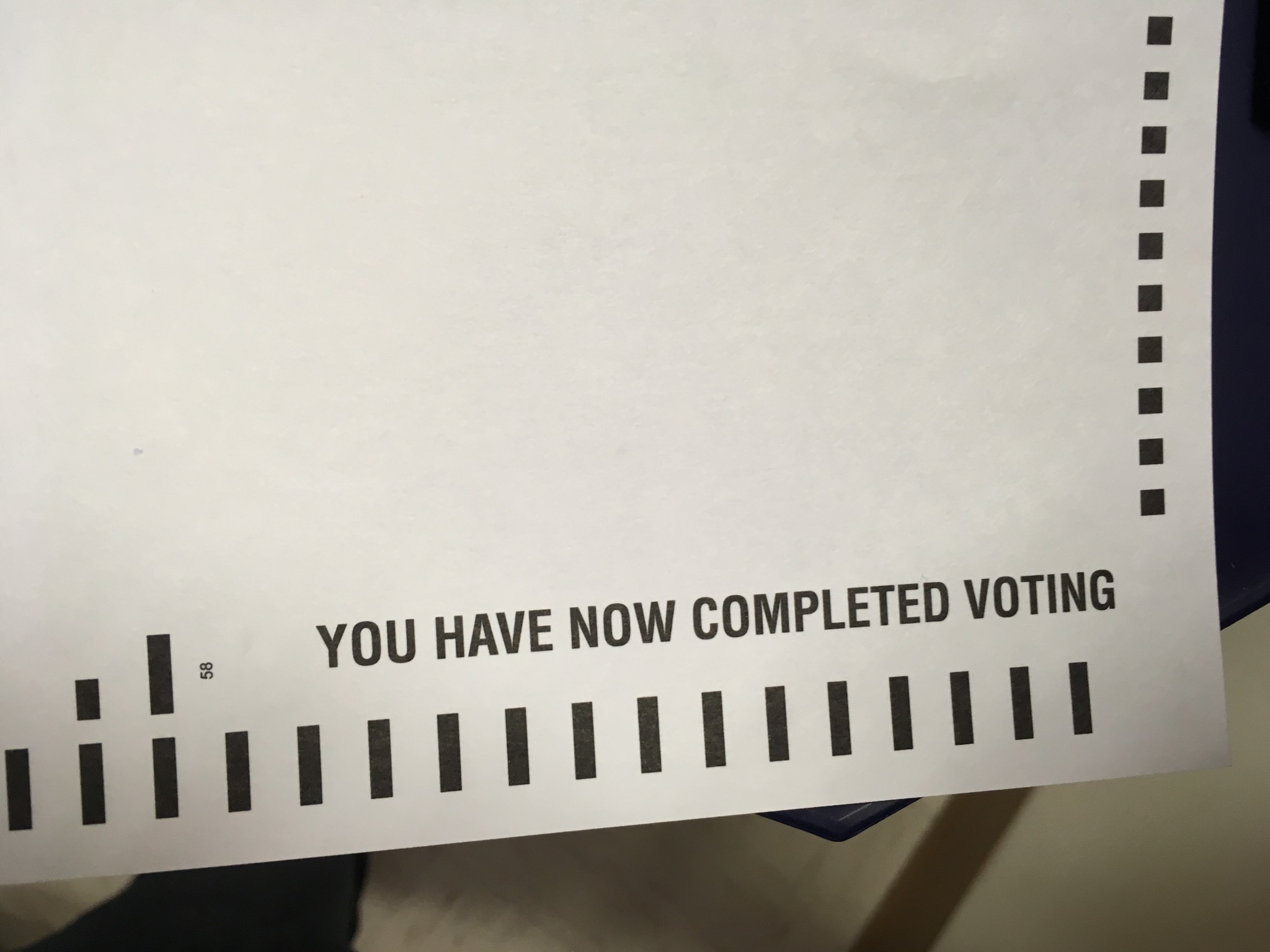I voted.