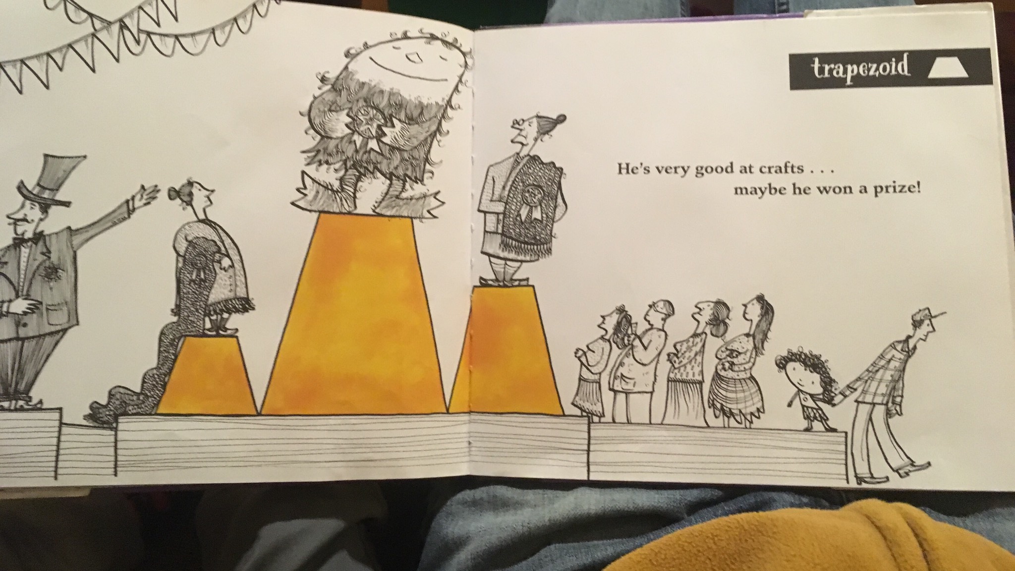 Steve Light's new book, Have You Seen My Monster, goes through a bunch of shapes. Many of them are c