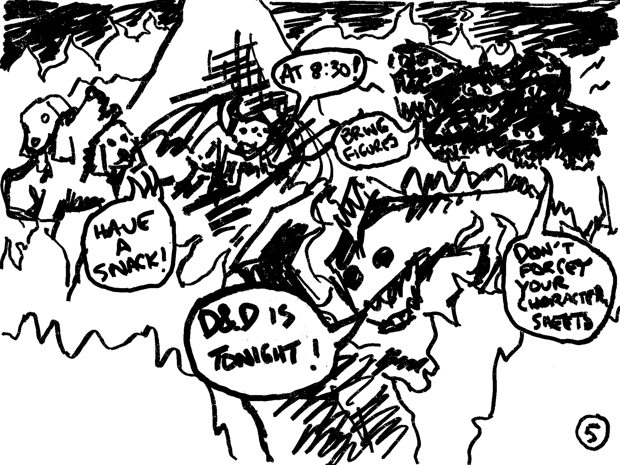 I (somewhat accidentally) made a flyer for D&D.