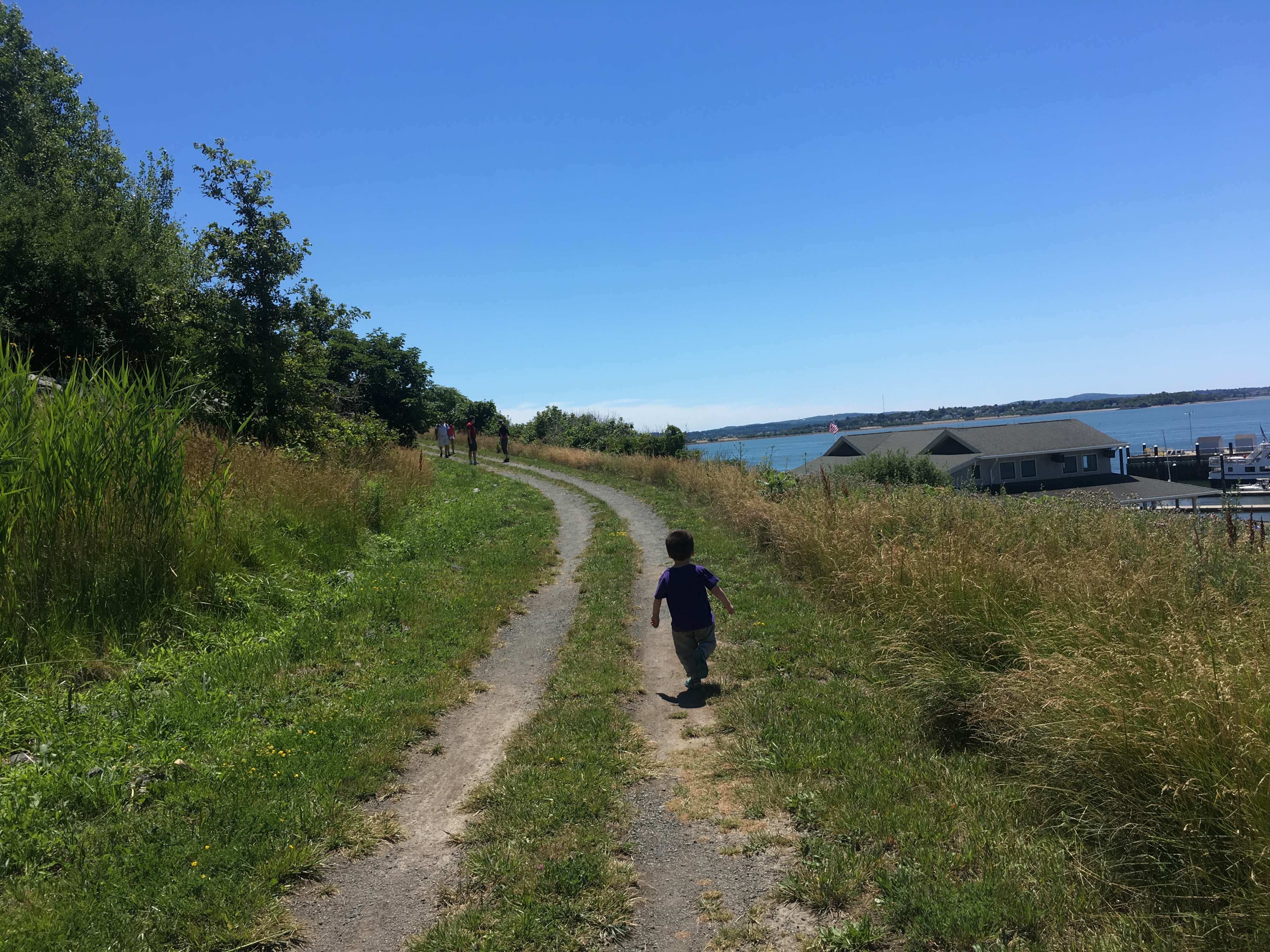 Path dash (this was how he was 70% of the time on the path)