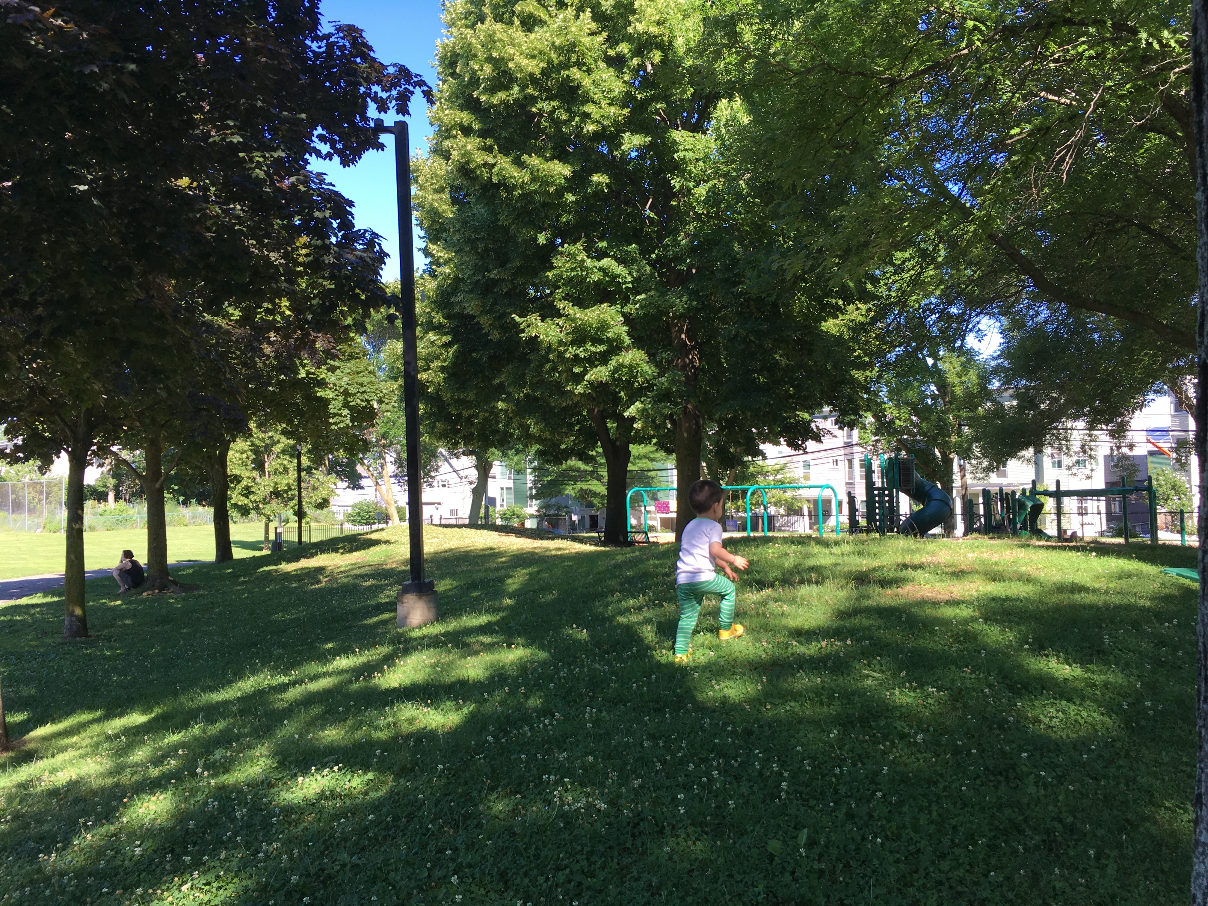 Being able to just walk places without a stroller is really nice. It feels very light.