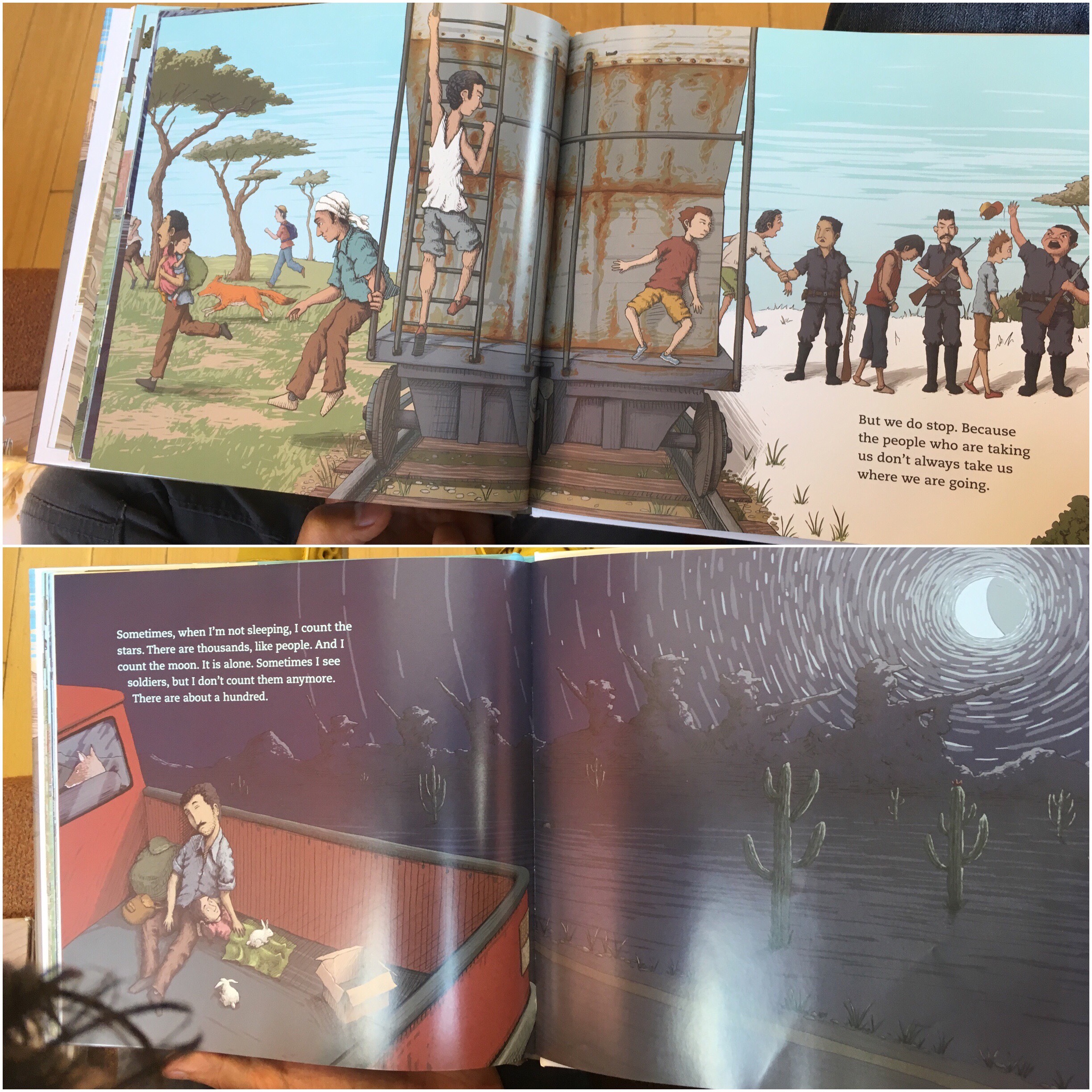 Two White Rabbits is a really good book, even if you have idea what's going on at the border. Which 