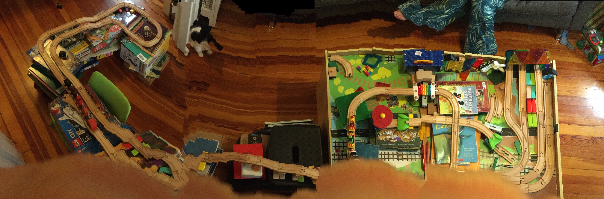 Katt took that last panorama with her newer phone. Mine (which I attached to a piece of cardboard at