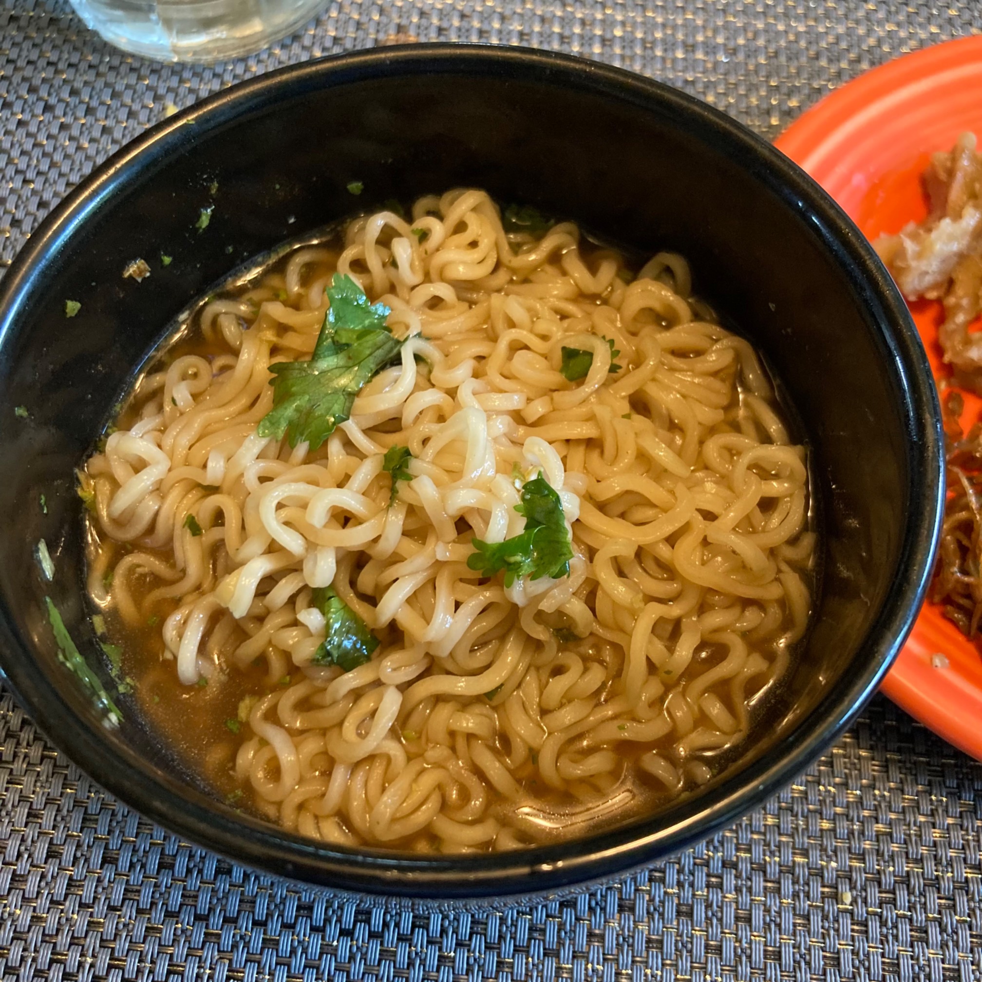 Cilantro in the ramen is super effective! How have I not done this before?