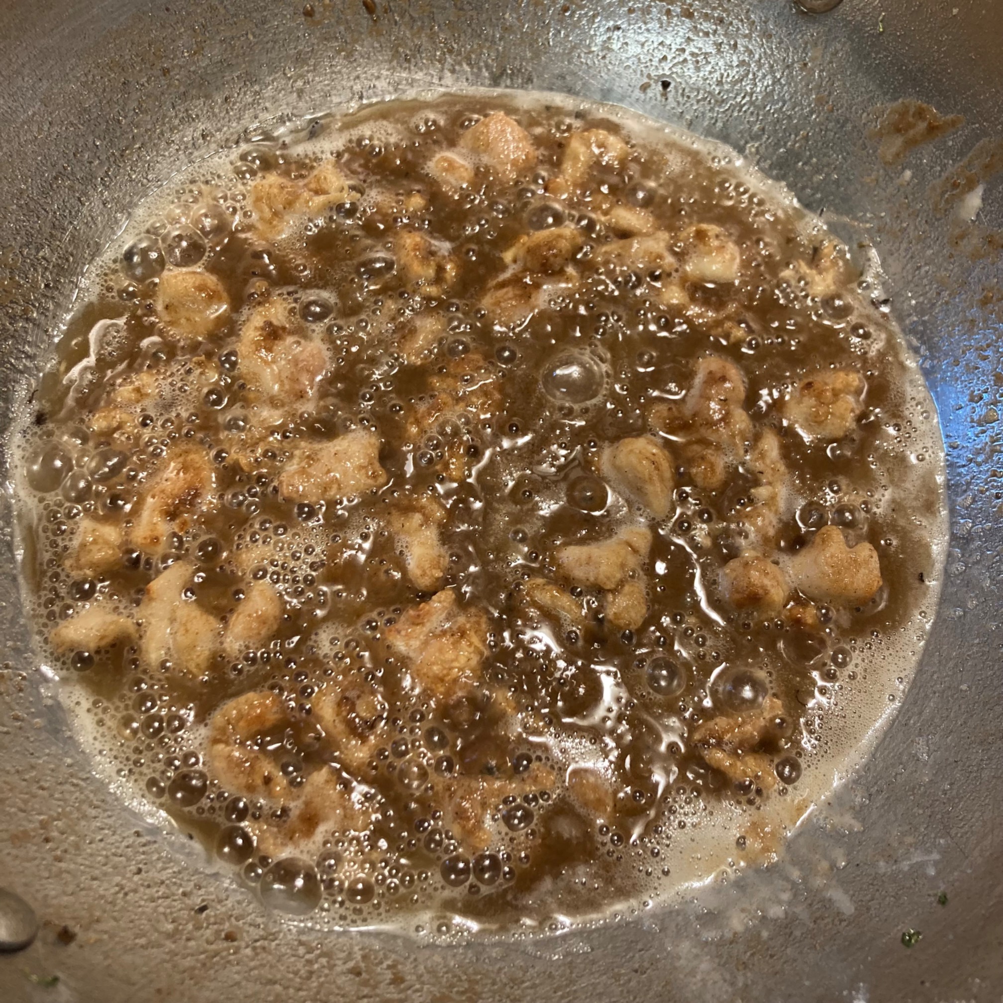 This more batter than oil now, but I’m gonna keep on chuggin’.