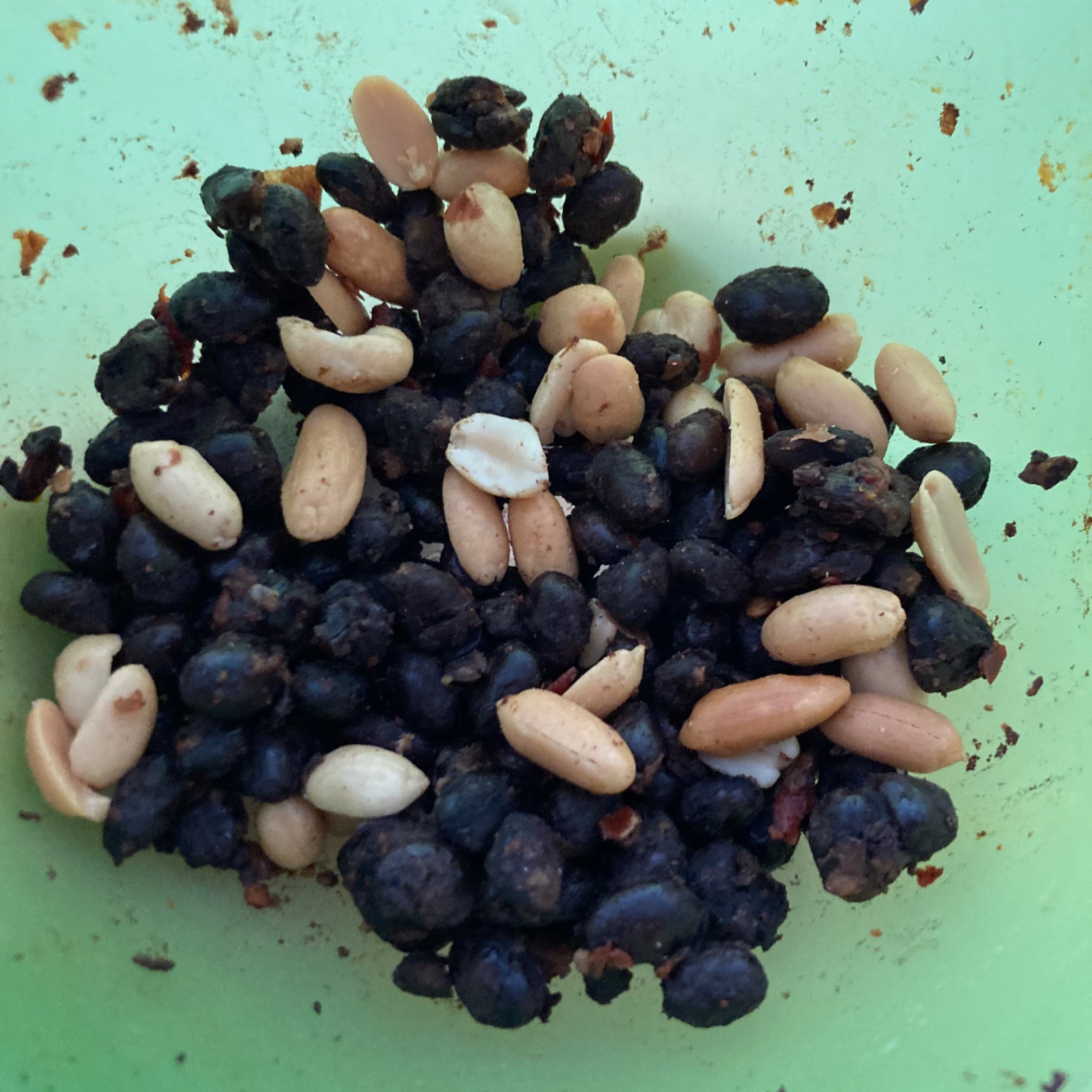 Beans + peanuts + chili oilIt’s a winner!