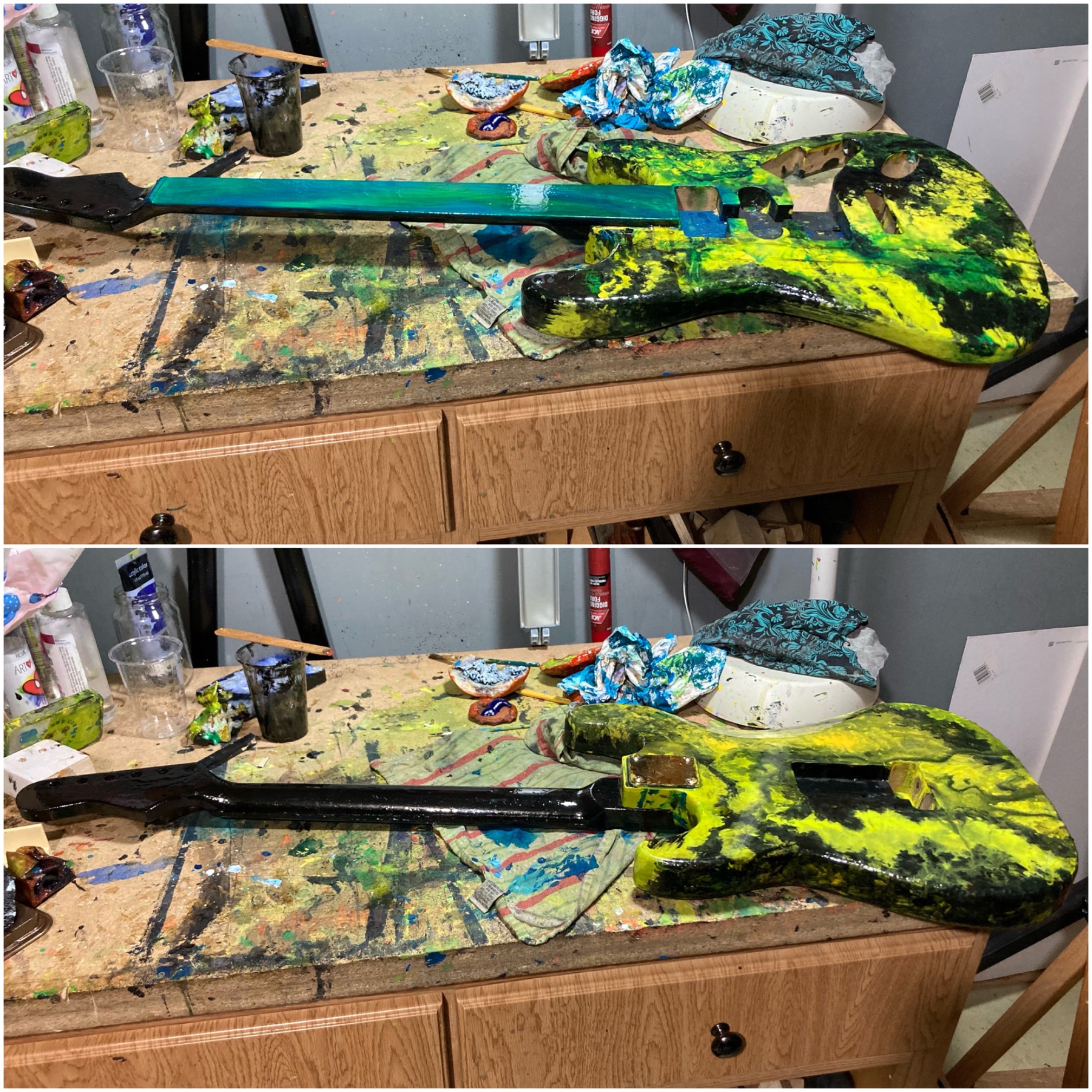 Well, mistakes were made and lessons were learned, but I’m going to have to move on from painting an
