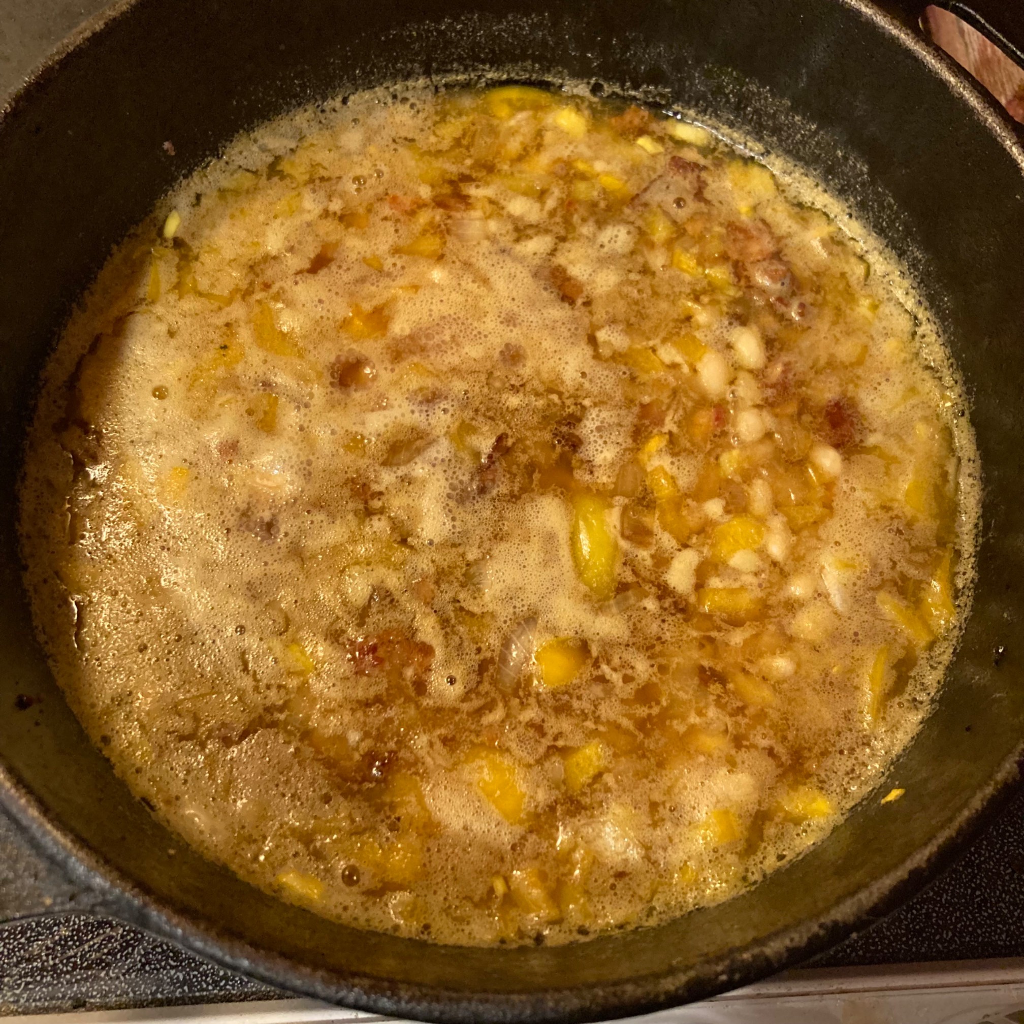 Beans and vegetables