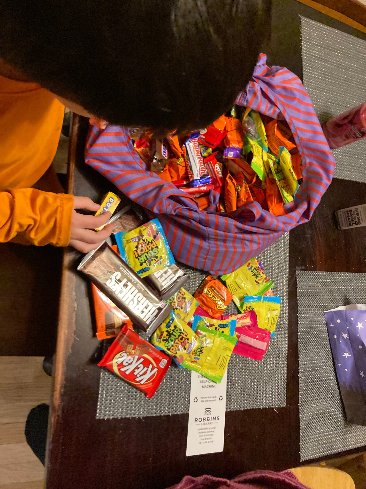Six pounds of candy!